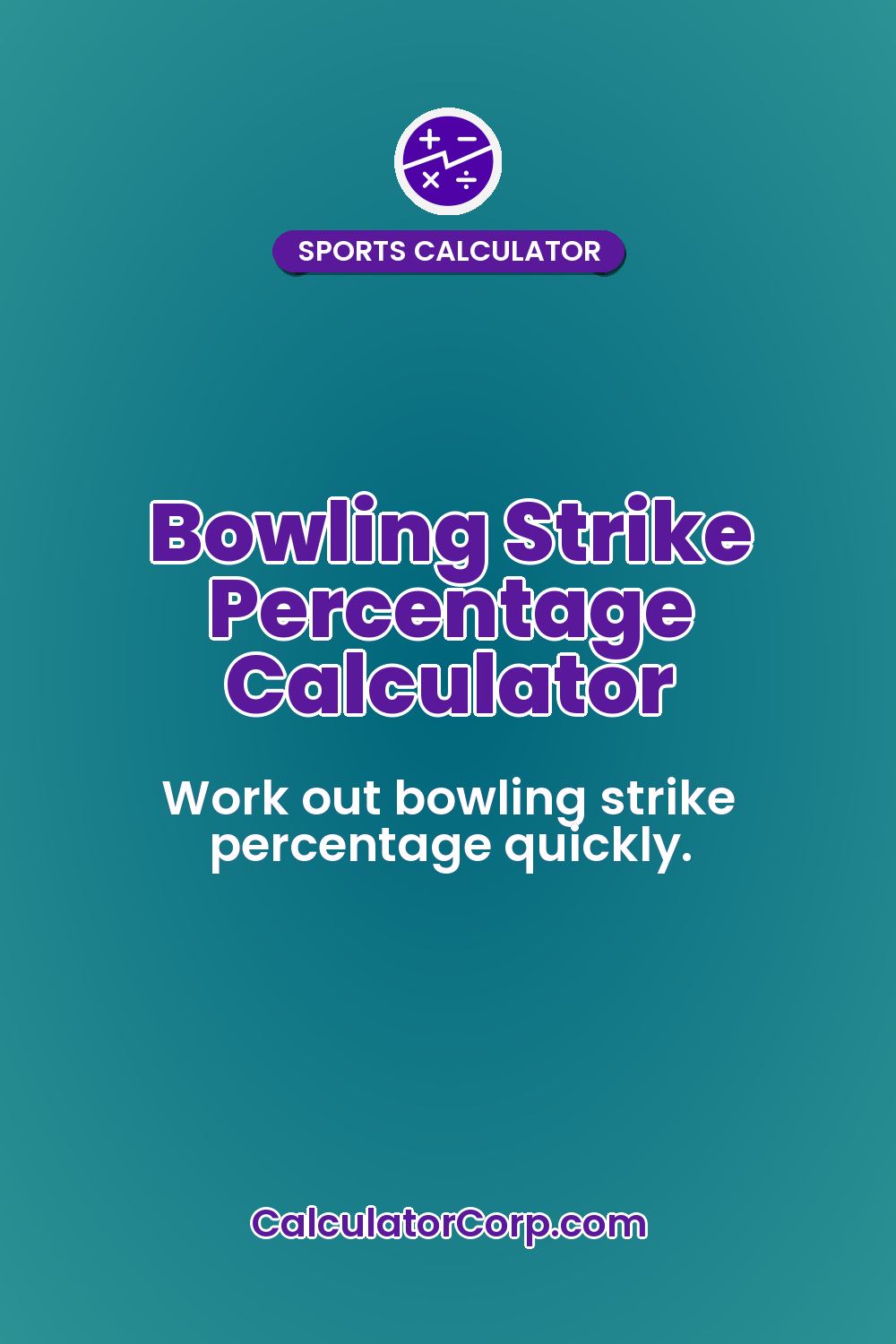 Bowling Strike Percentage Calculator