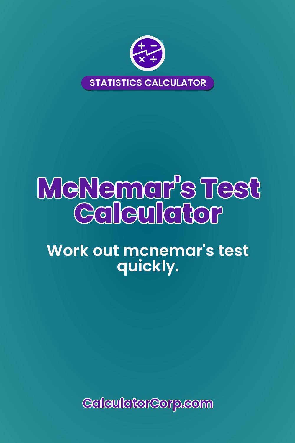 McNemar's Test Calculator