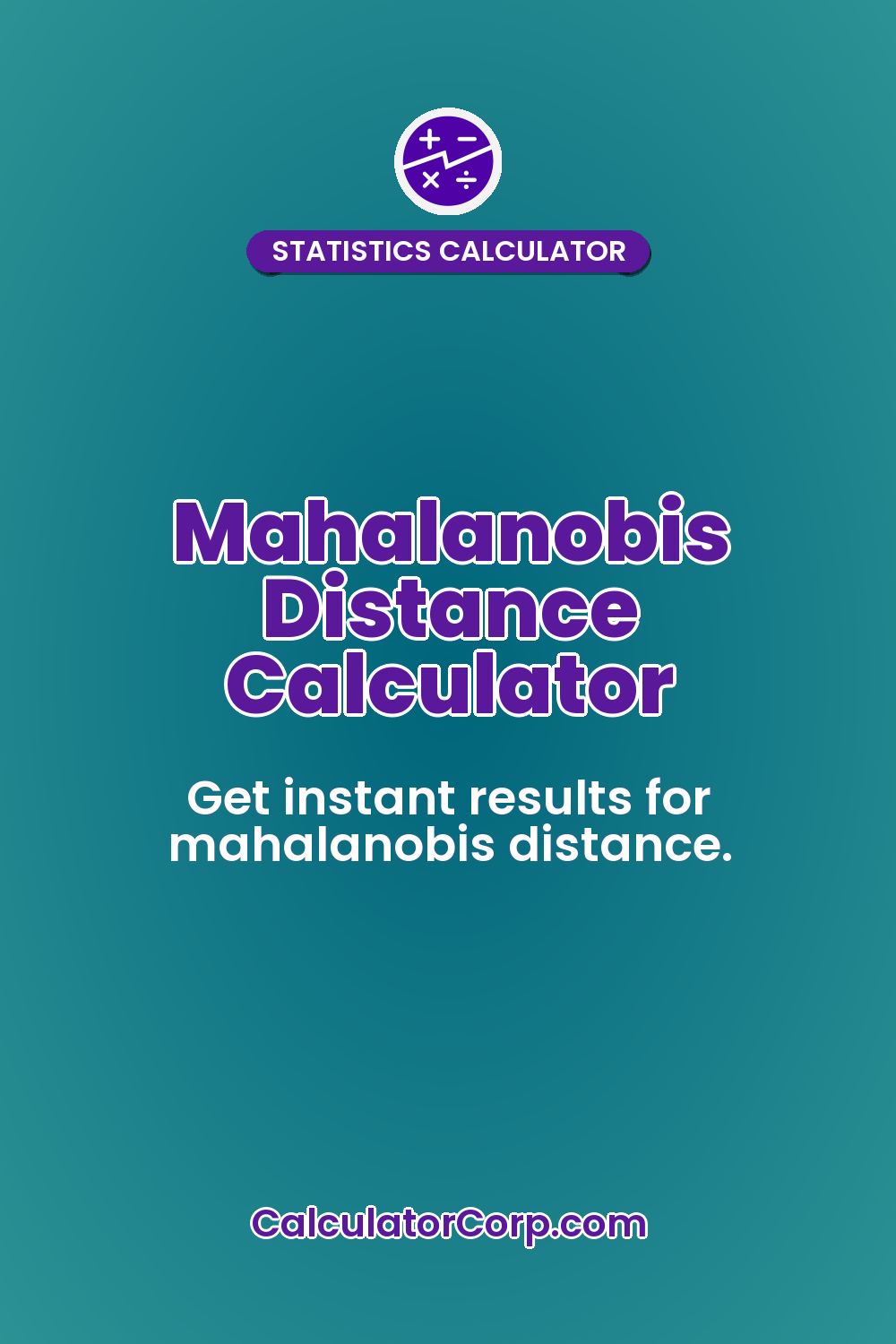 Mahalanobis Distance Calculator