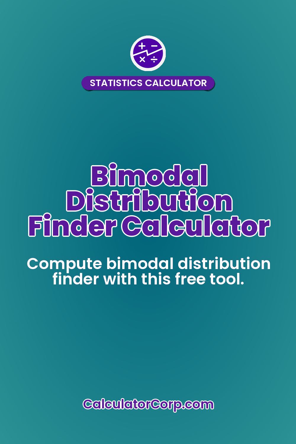 Bimodal Distribution Finder Calculator