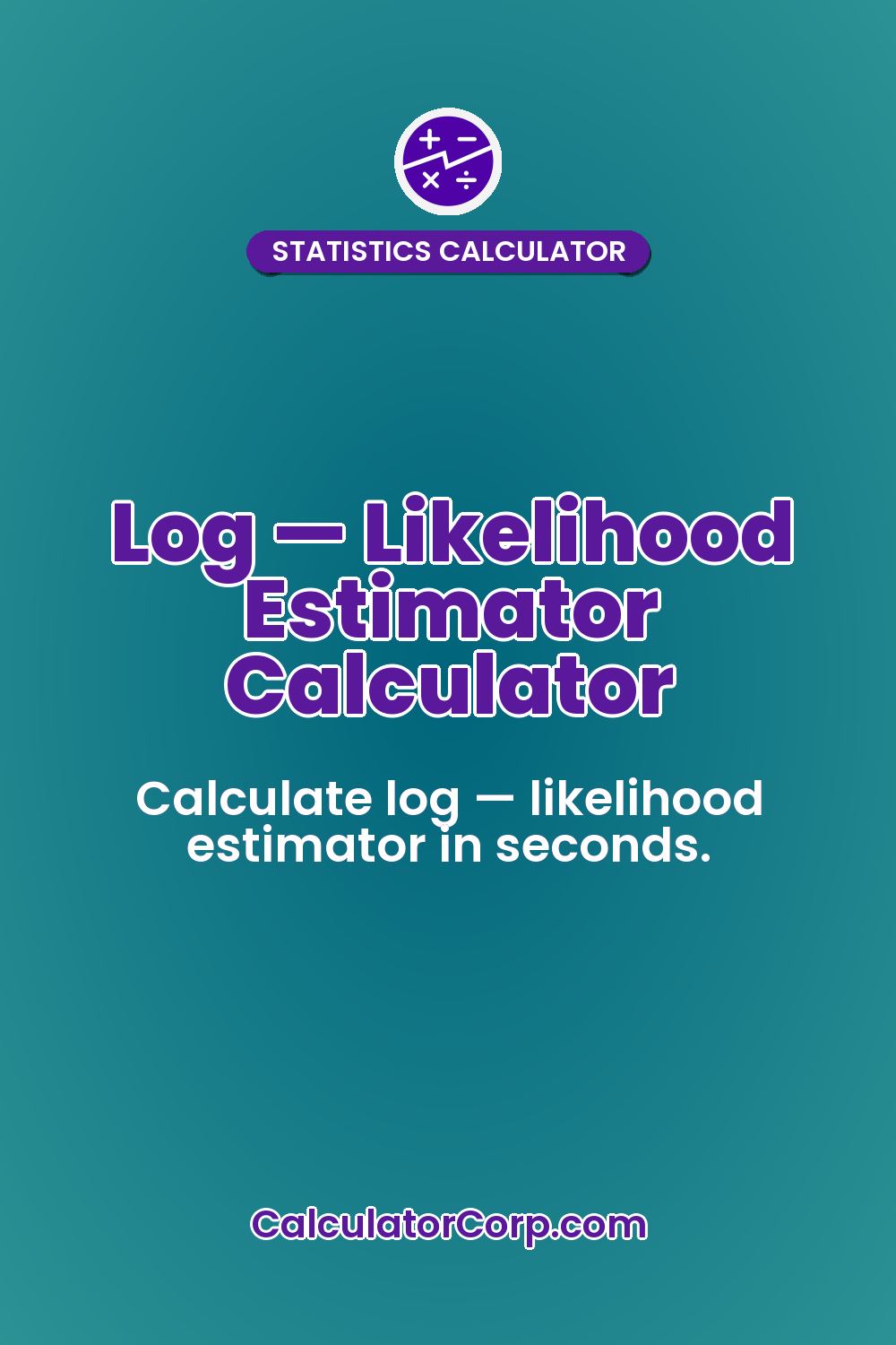 Log — Likelihood Estimator Calculator
