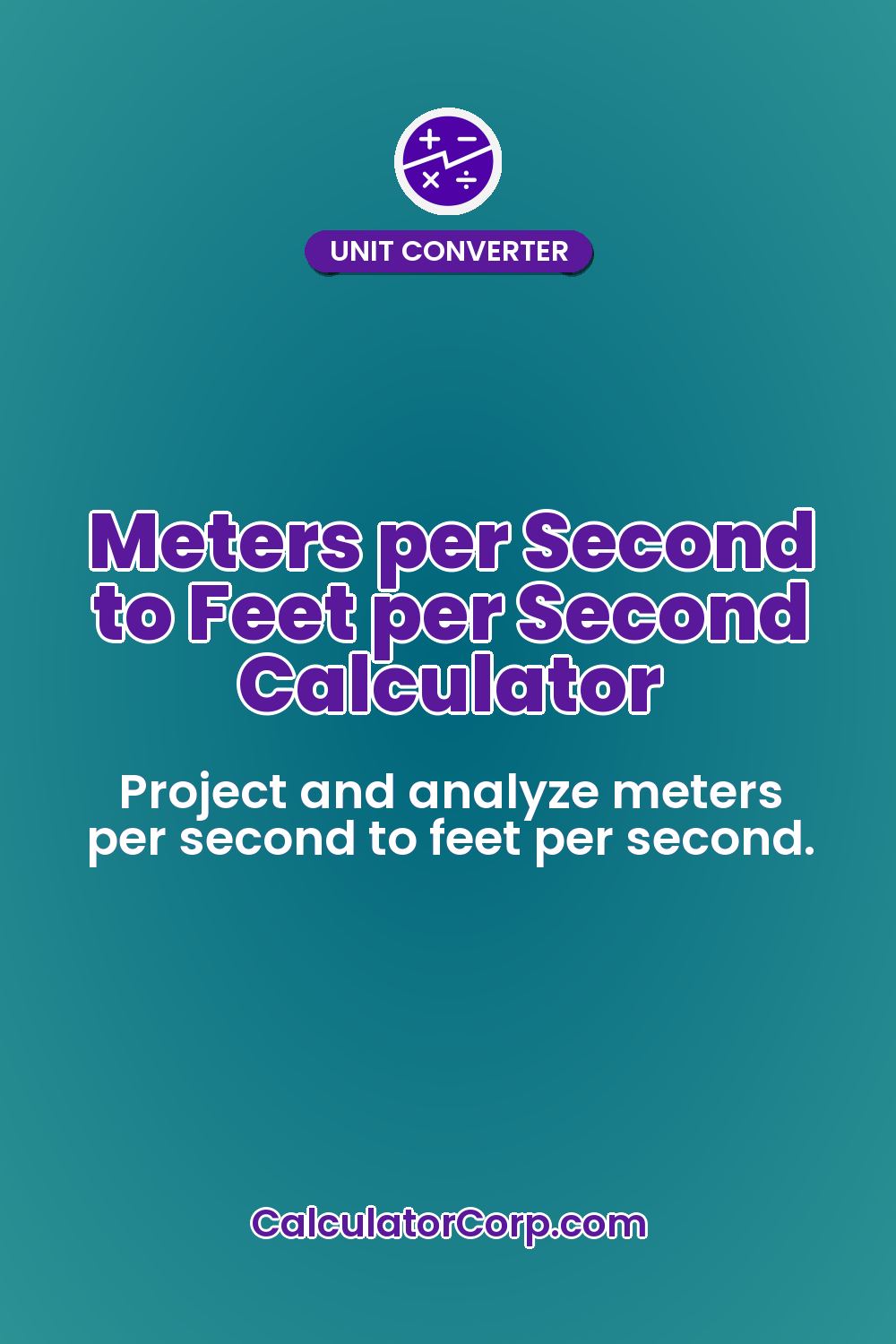 Meters per Second to Feet per Second Calculator