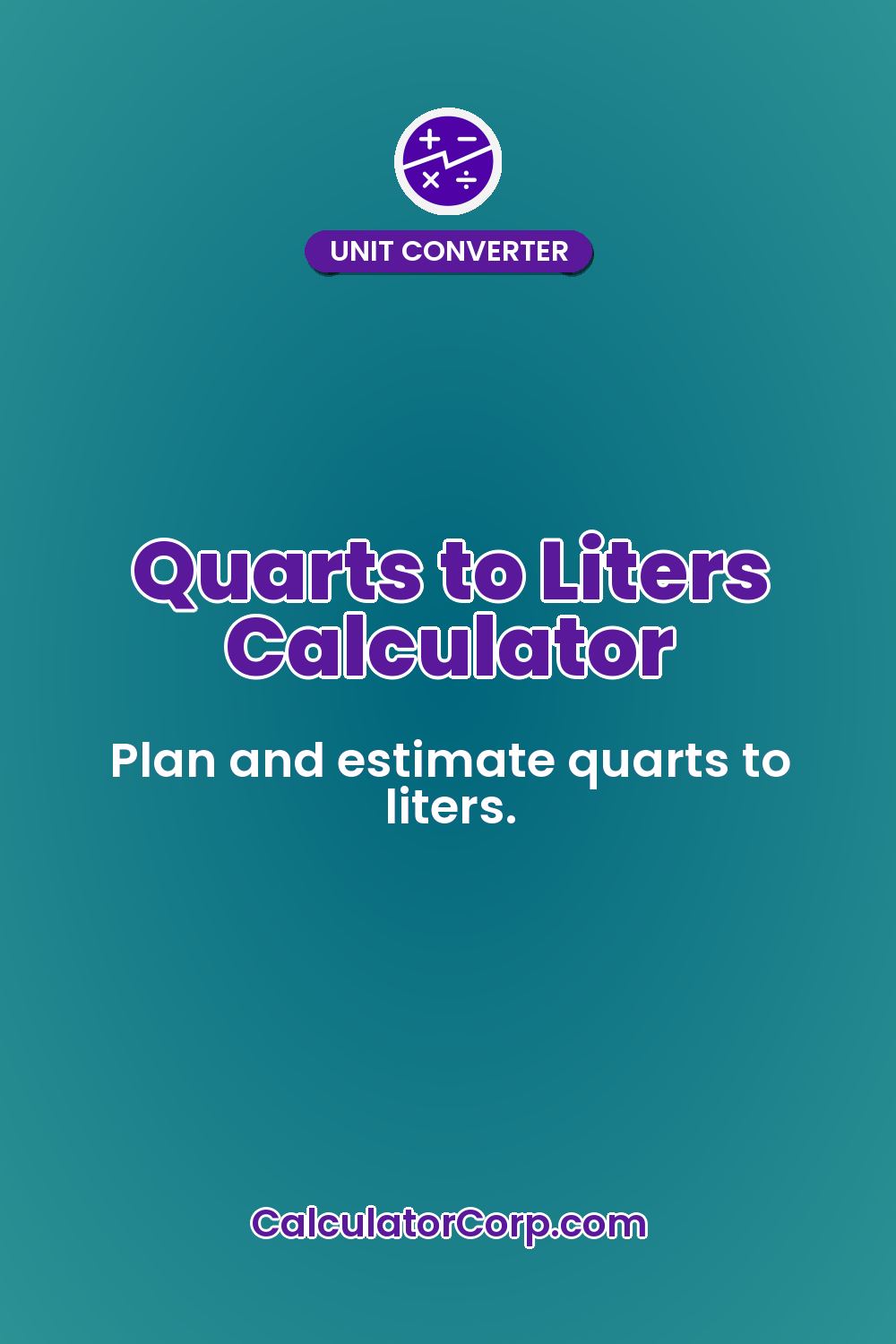 Quarts to Liters Calculator