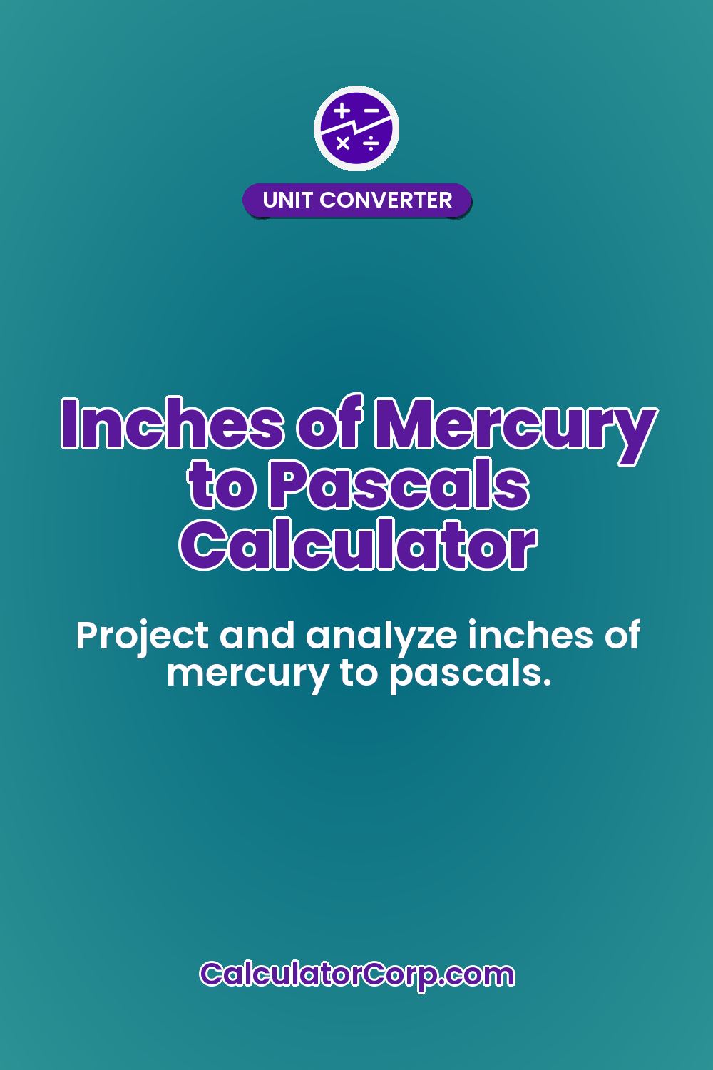 Inches of Mercury to Pascals Calculator