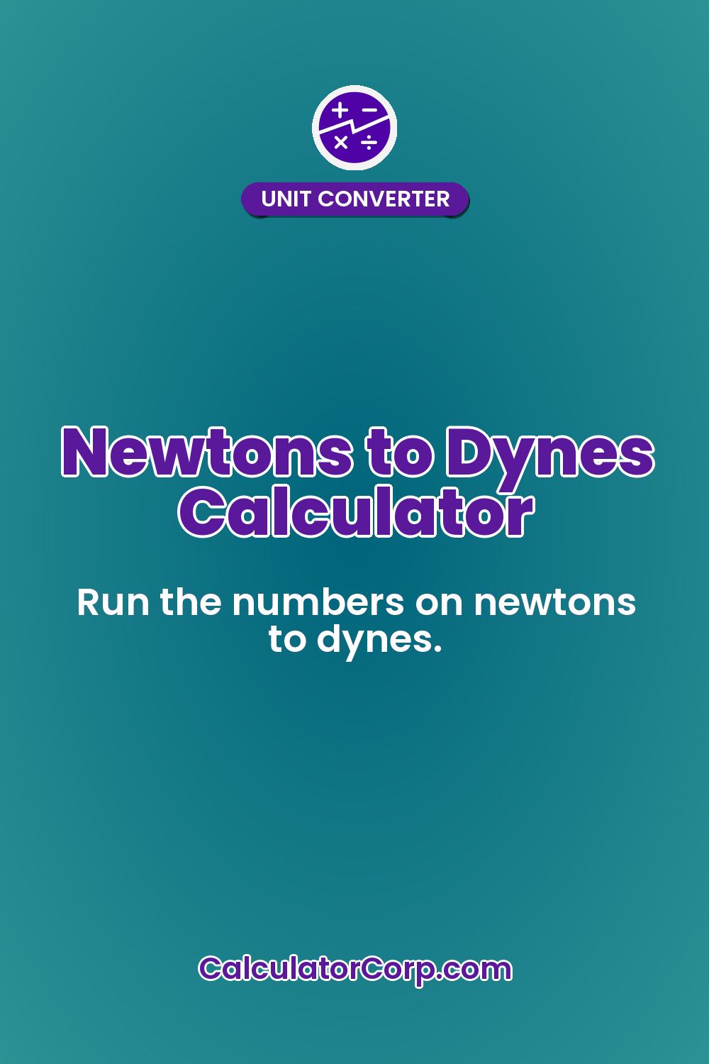 Newtons to Dynes Calculator