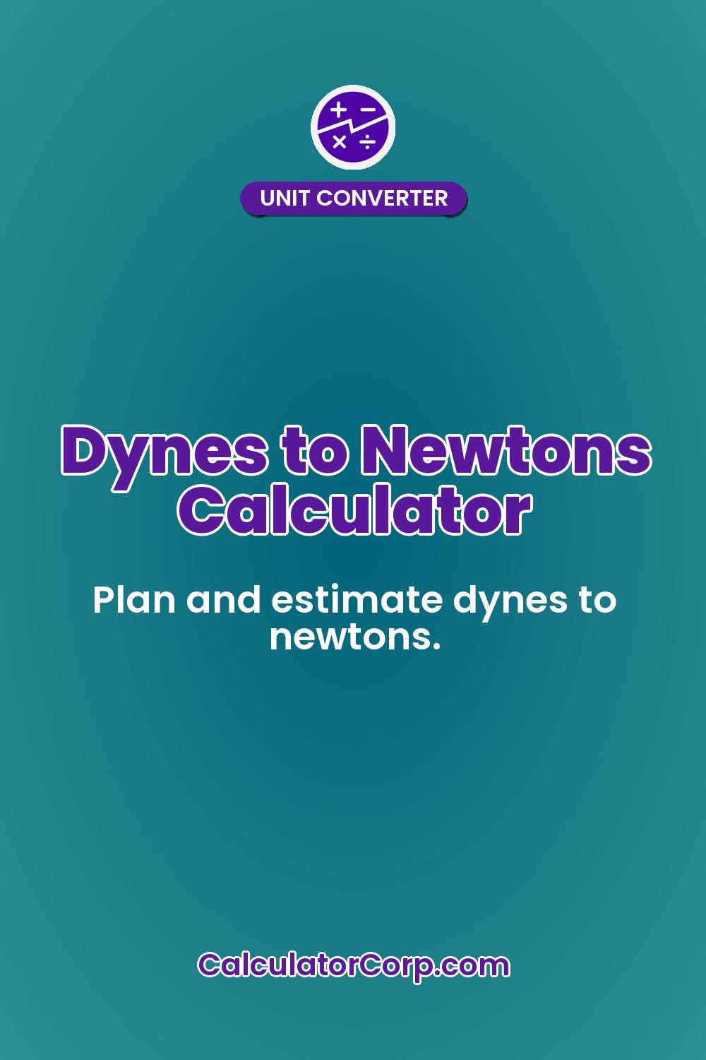 Dynes to Newtons Calculator