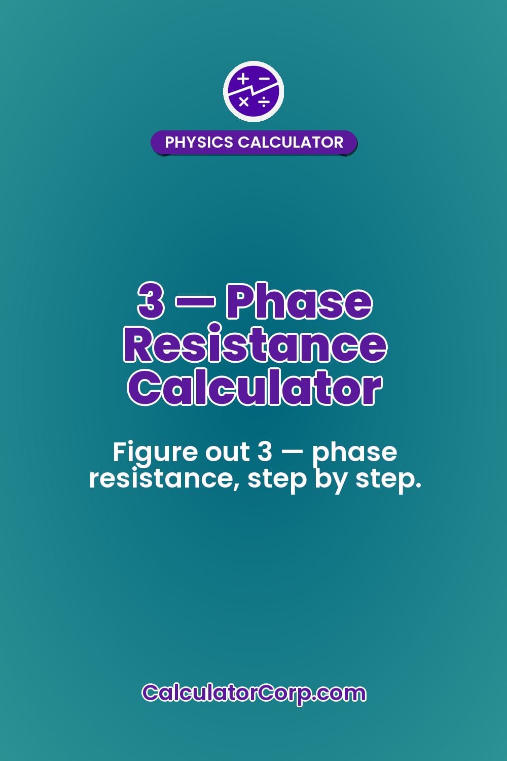 3 — Phase Resistance Calculator