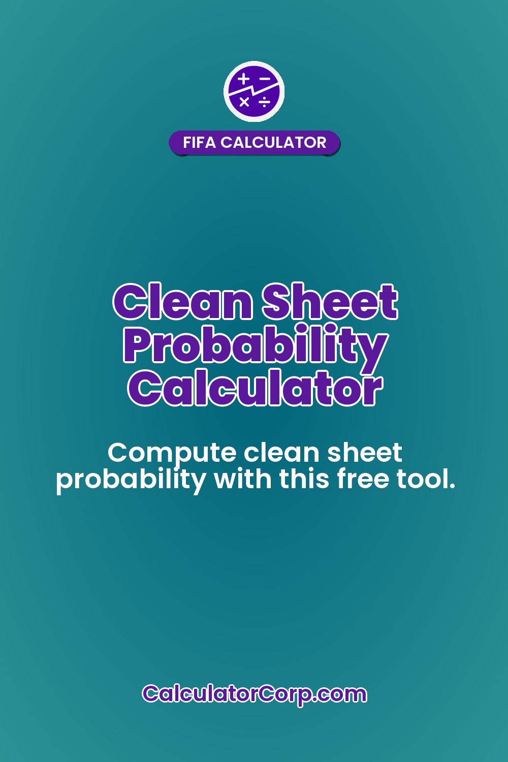 Clean Sheet Probability Calculator