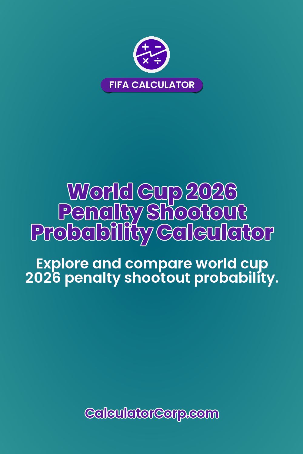 World Cup 2026 Penalty Shootout Probability Calculator