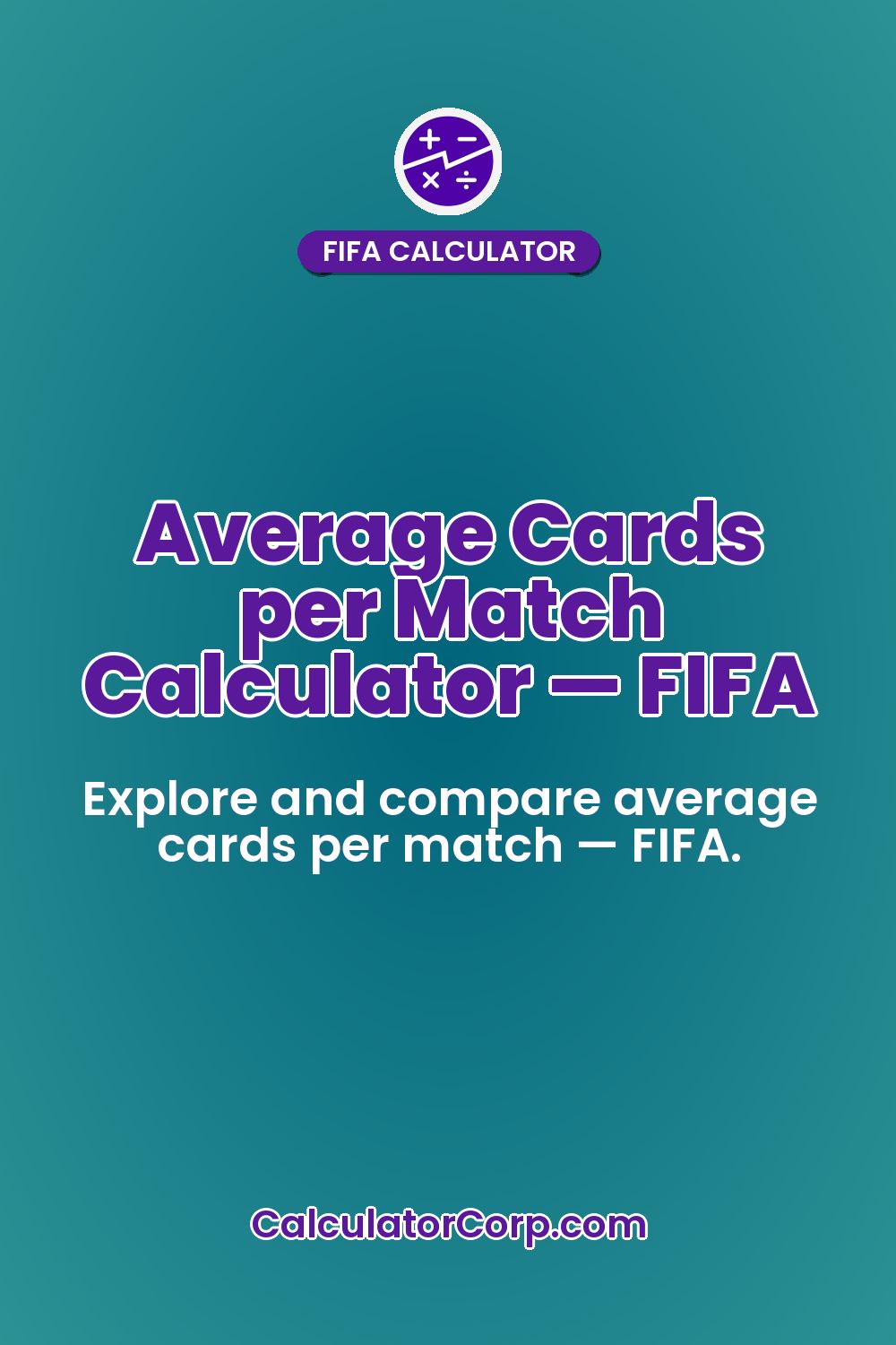 Average Cards per Match Calculator — FIFA