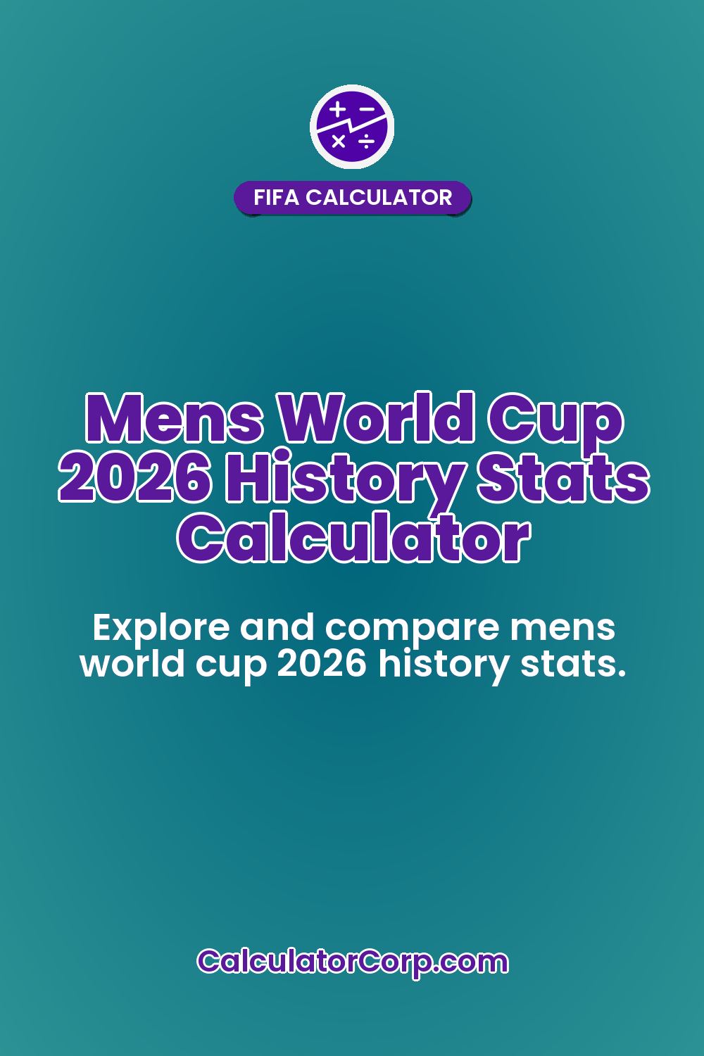 Mens World Cup 2026 History Stats Calculator