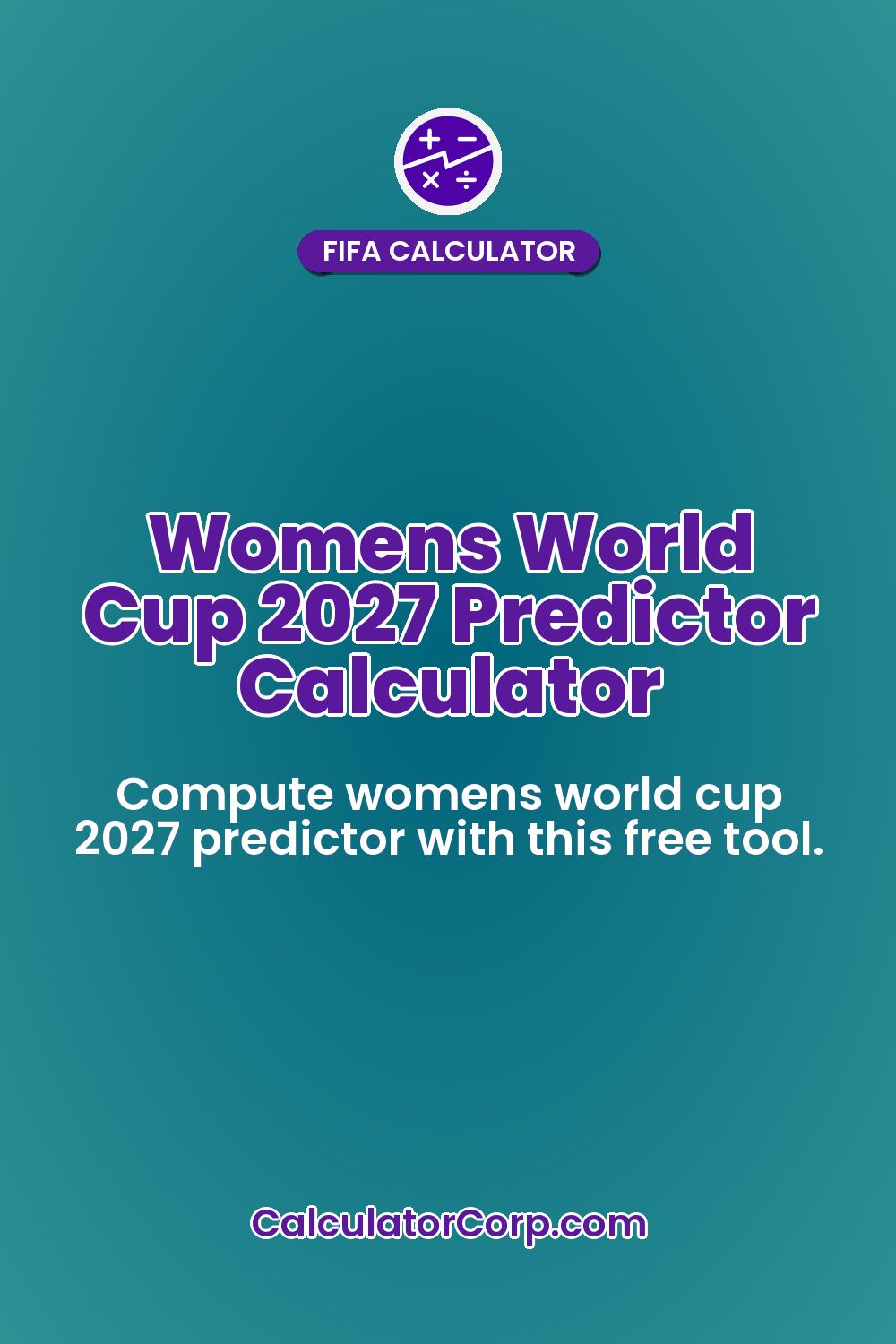 Womens World Cup 2027 Predictor Calculator