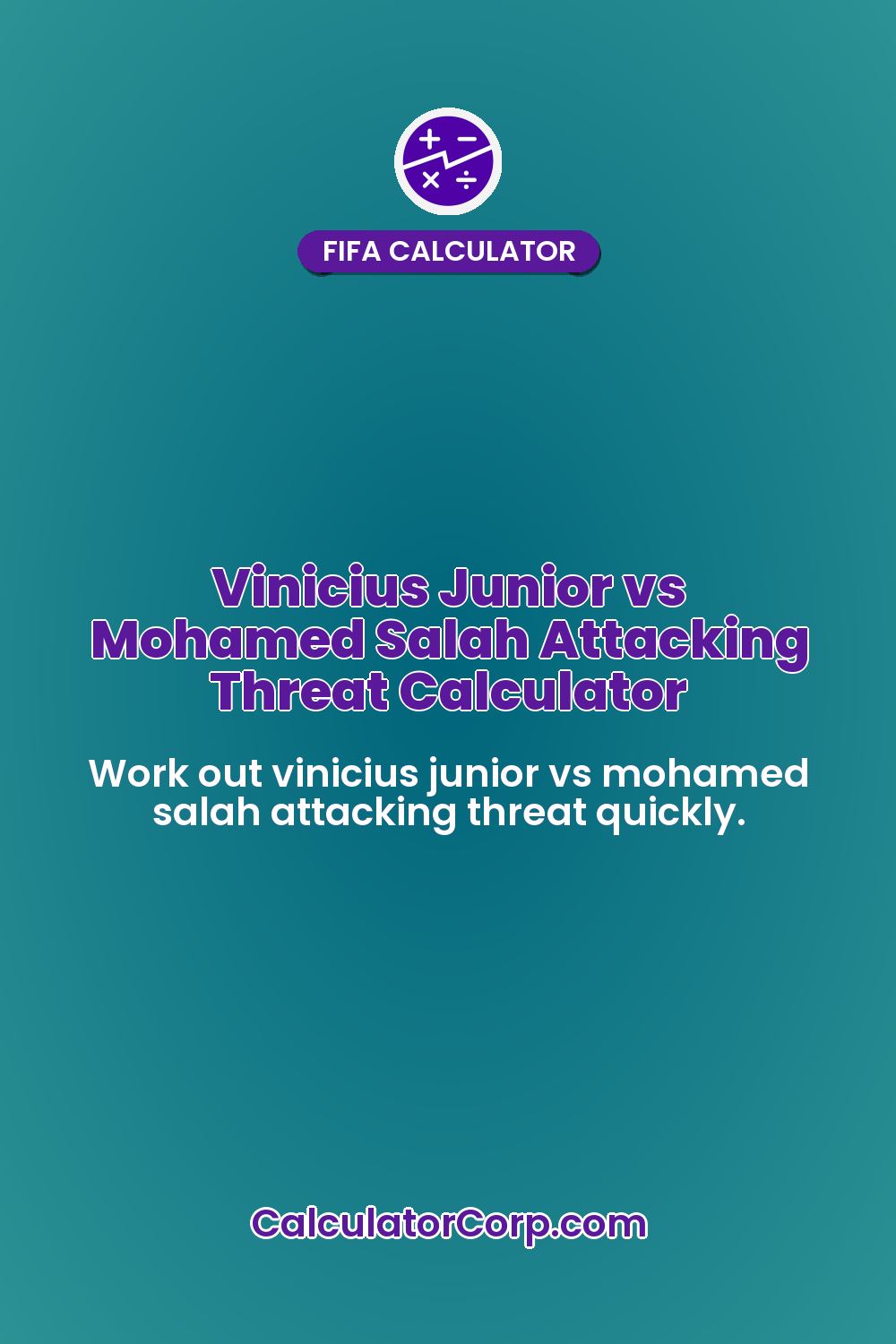 Vinicius Junior vs Mohamed Salah Attacking Threat Calculator