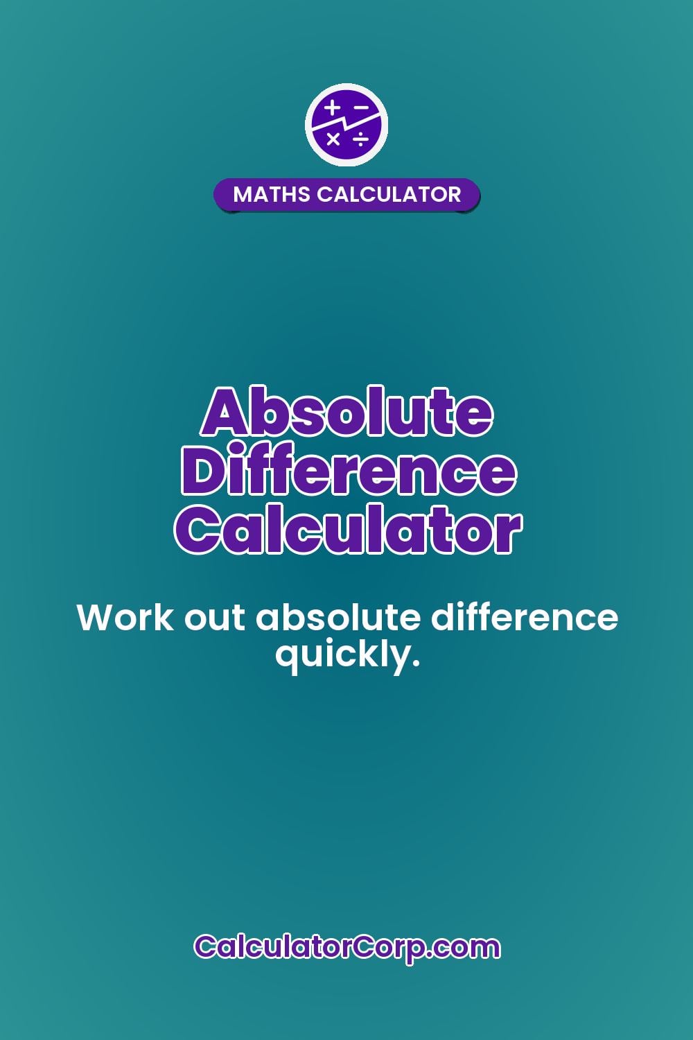 Absolute Difference Calculator