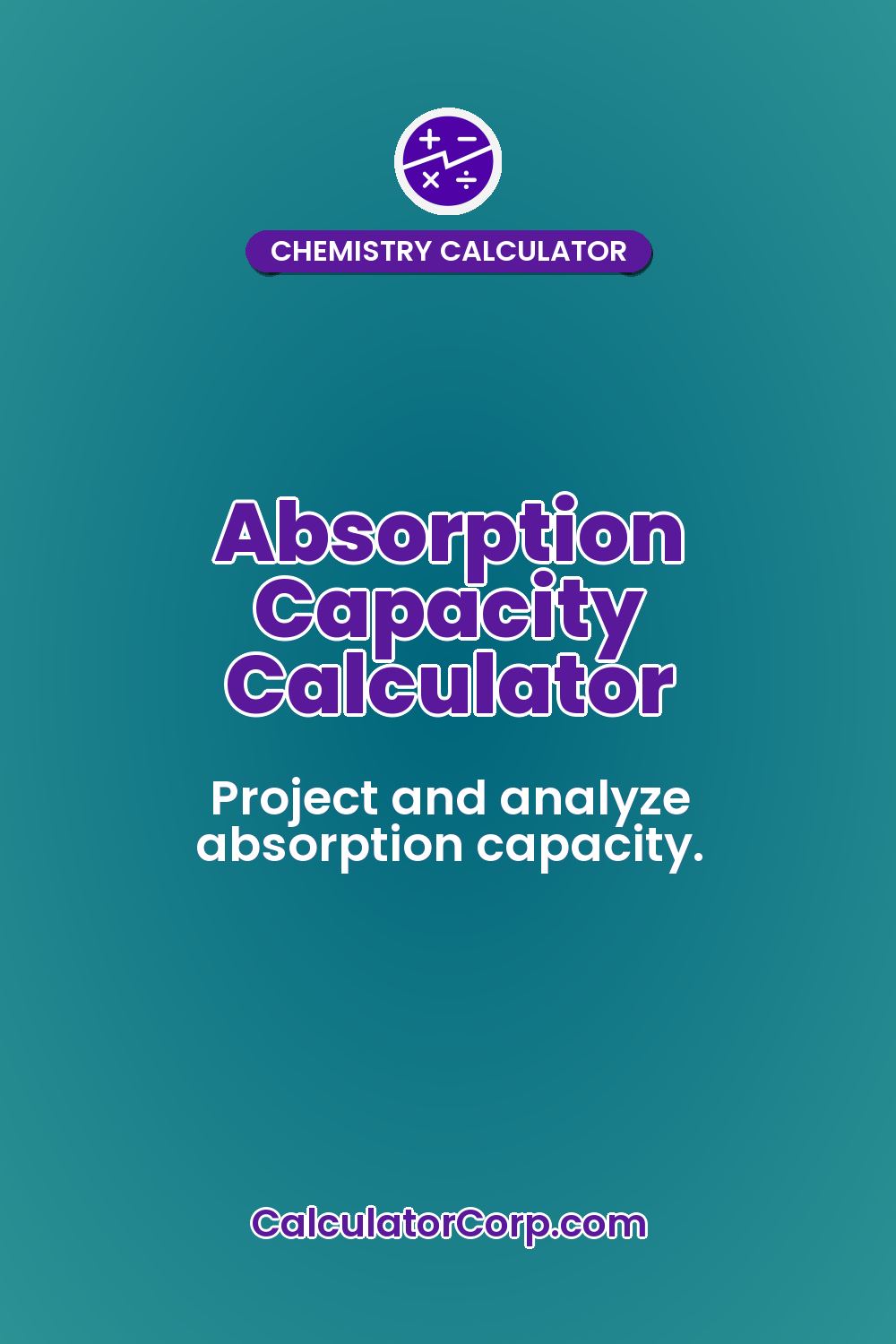 Absorption Capacity Calculator