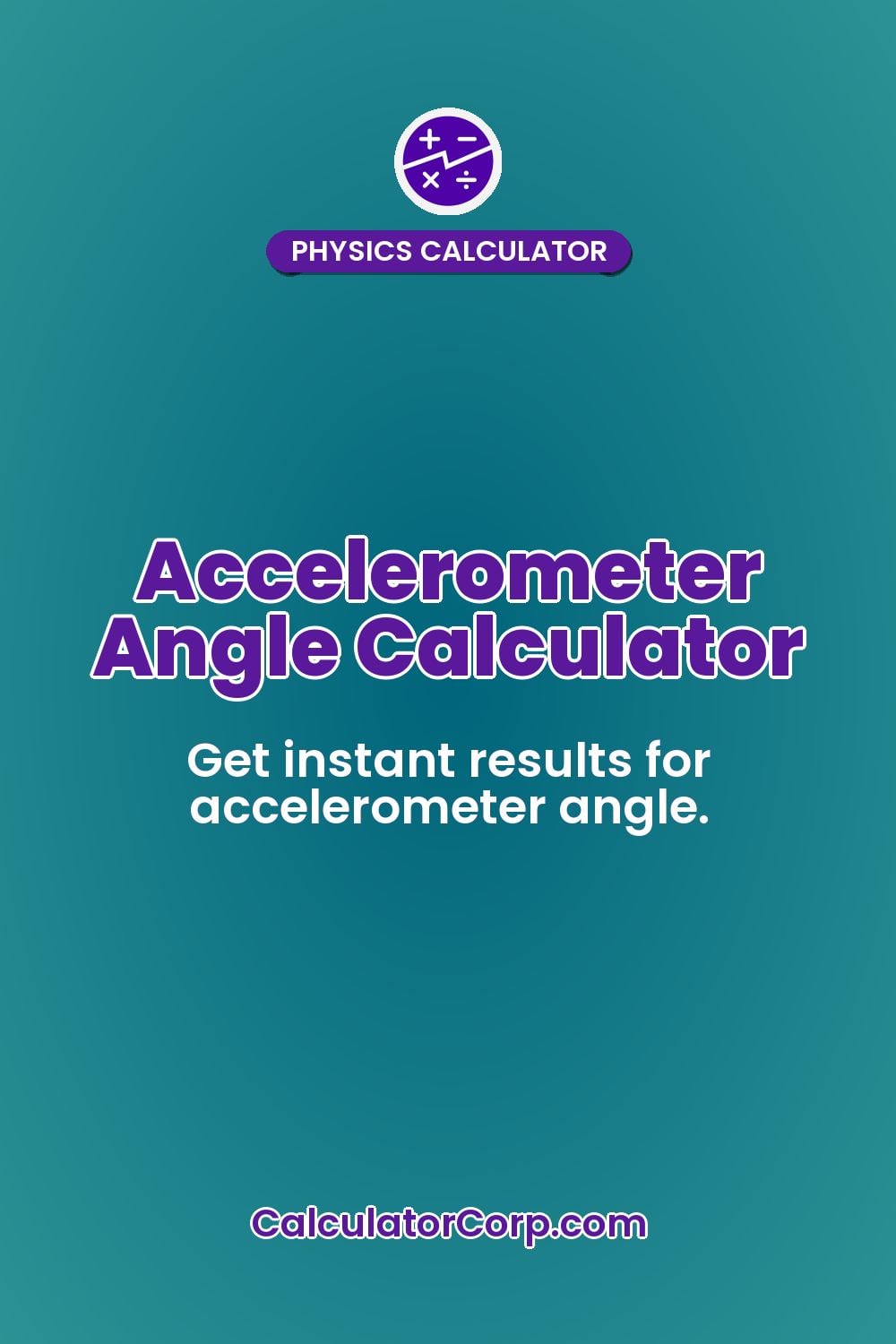 Accelerometer Angle Calculator