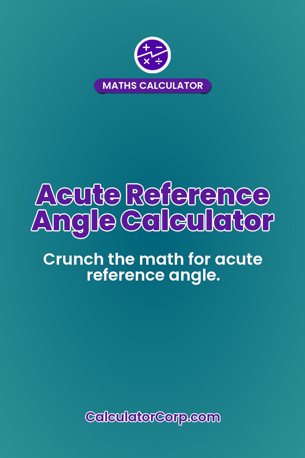 Acute Reference Angle Calculator