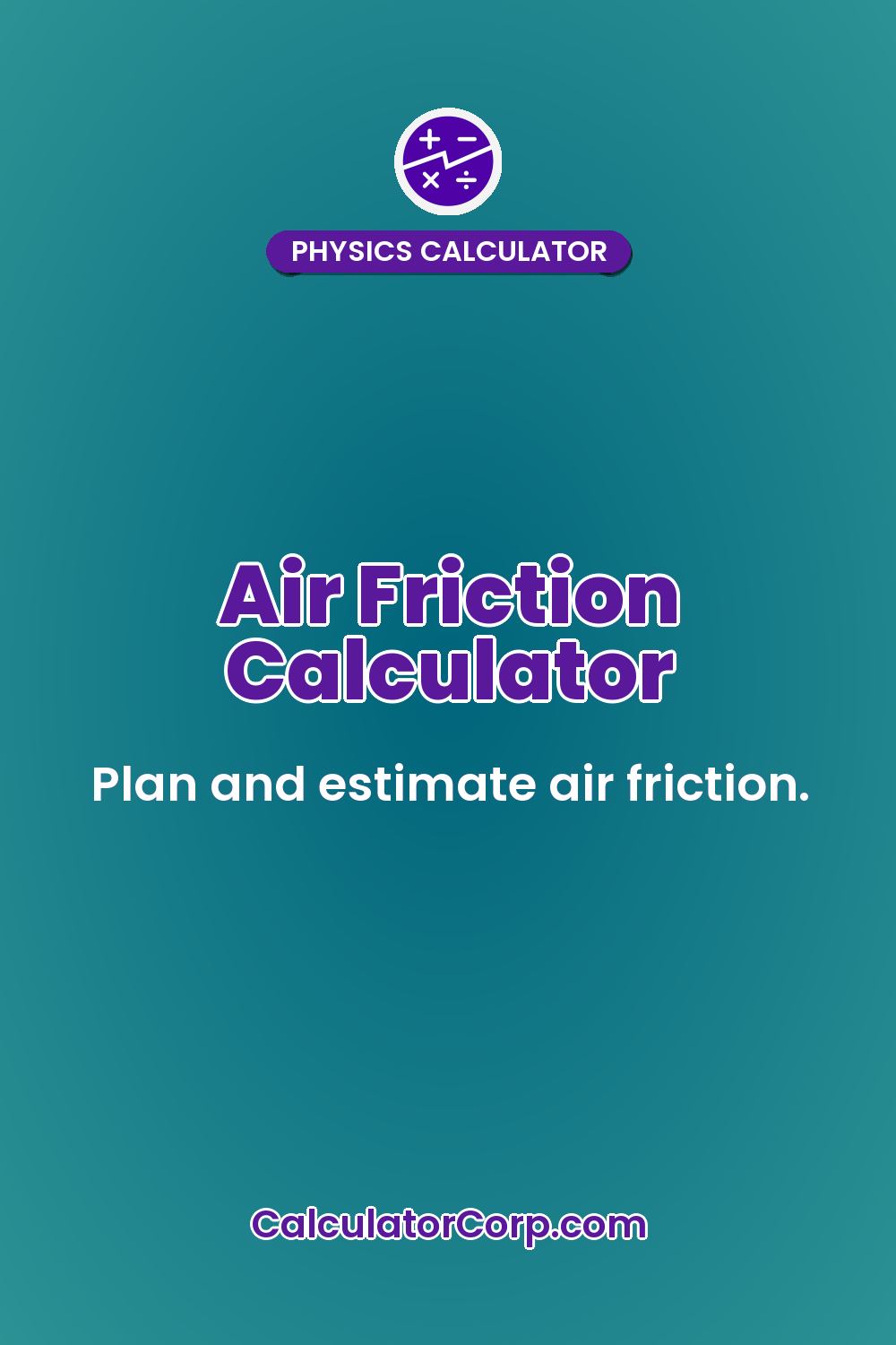 Air Friction Calculator