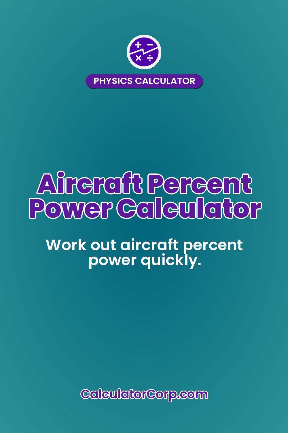 Aircraft Percent Power Calculator