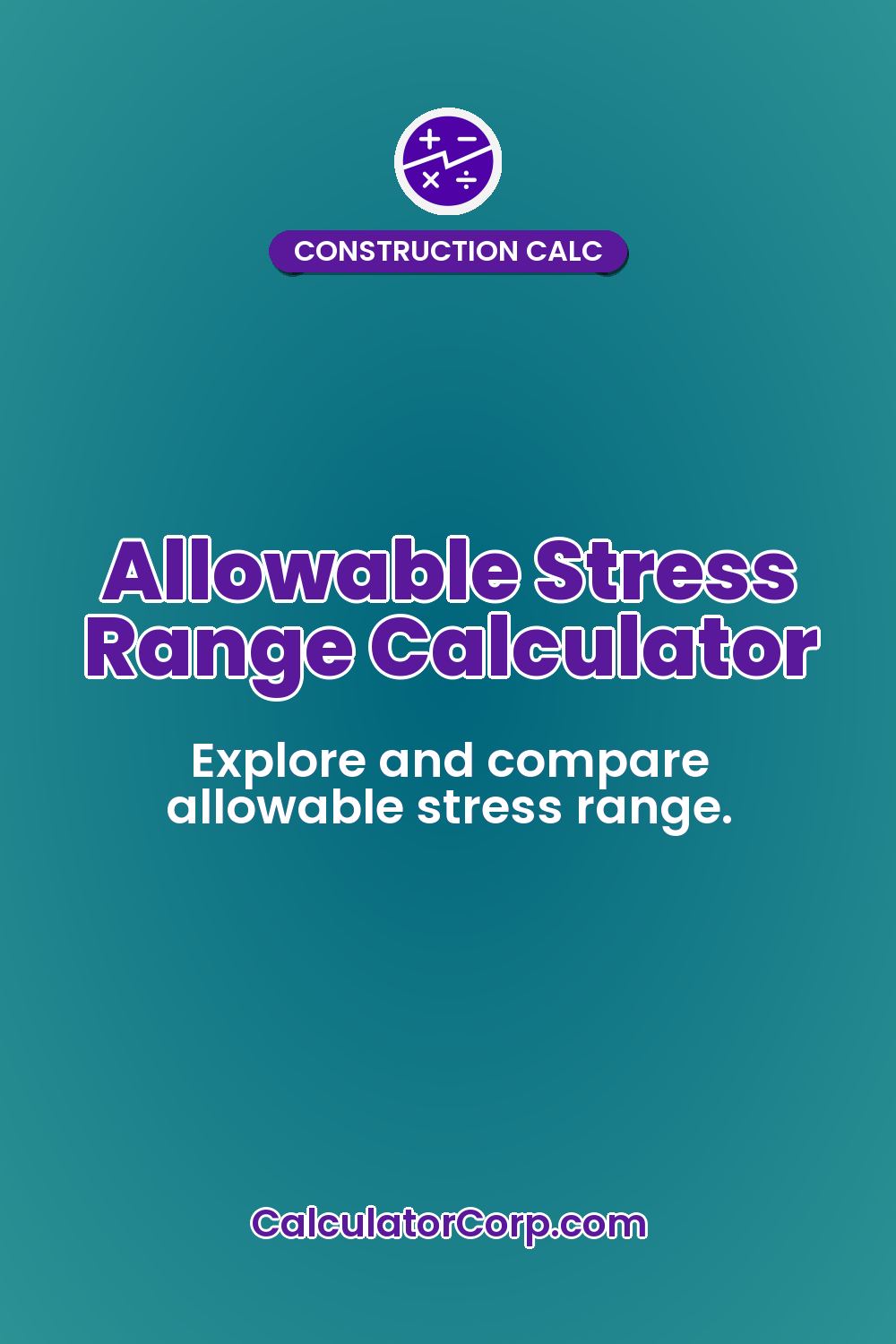 Allowable Stress Range Calculator
