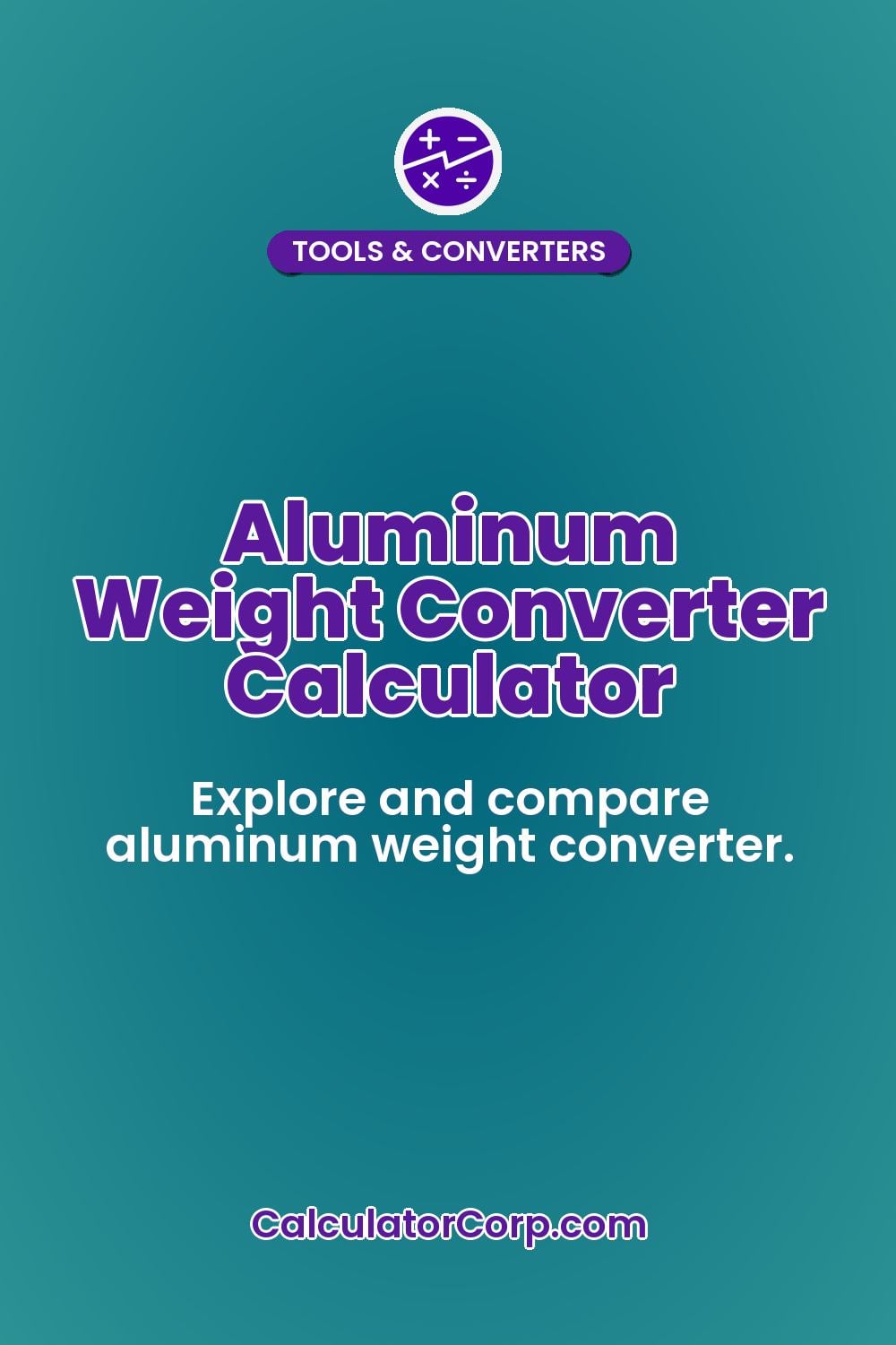 Aluminum Weight Converter Calculator