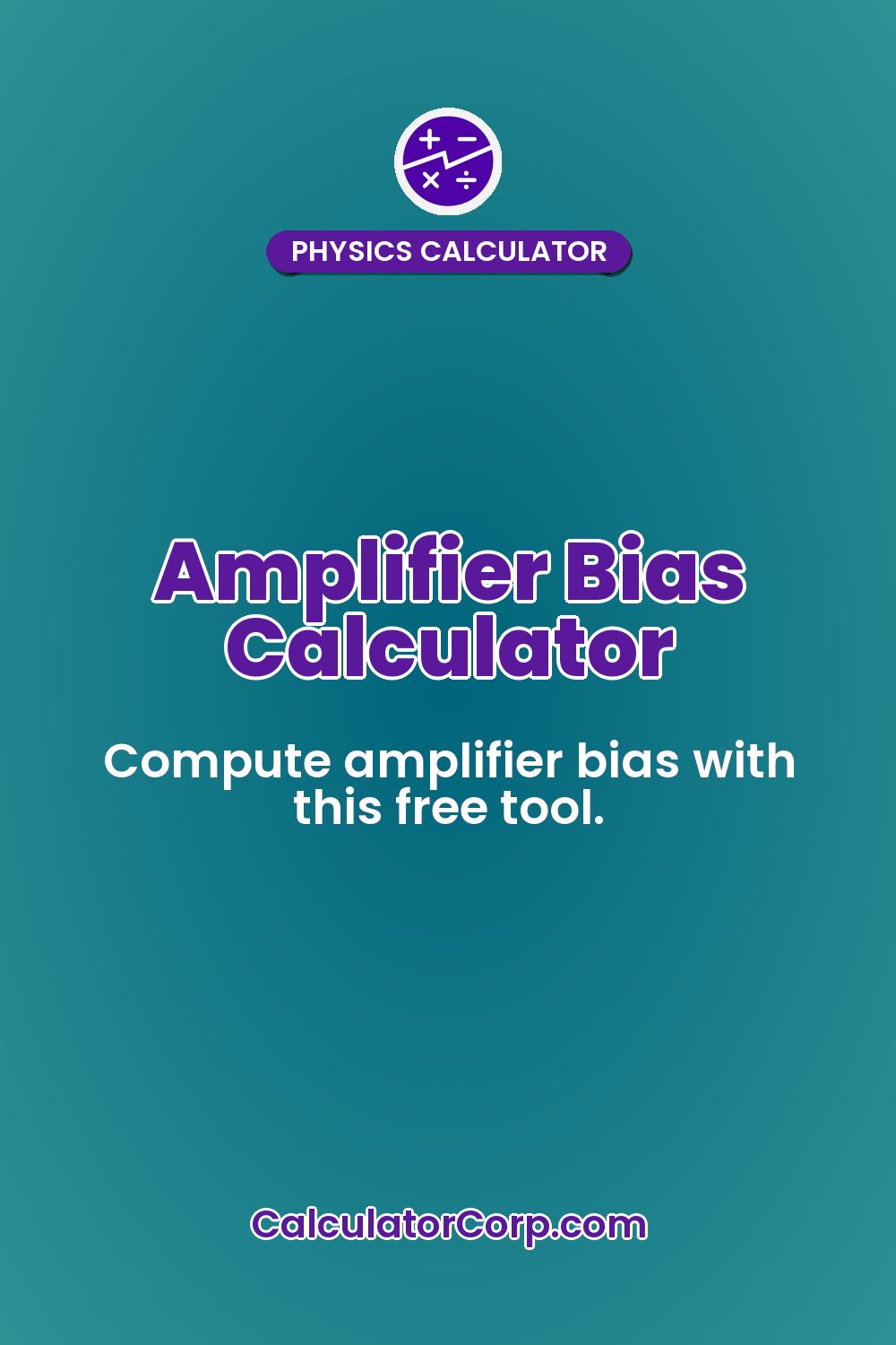 Amplifier Bias Calculator