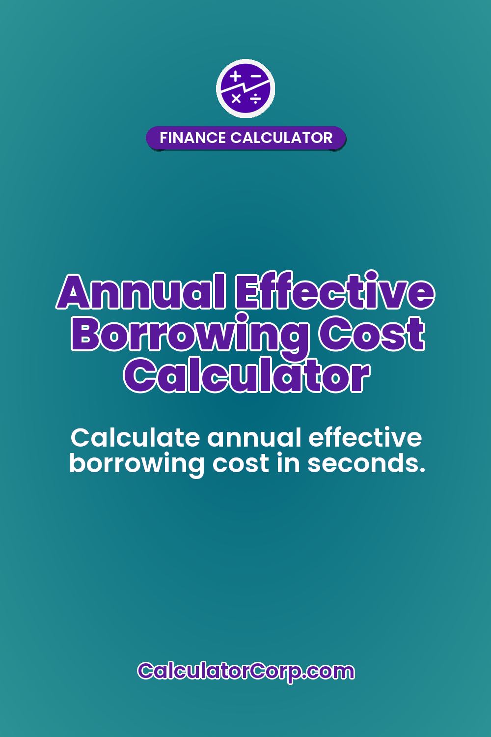 Annual Effective Borrowing Cost Calculator