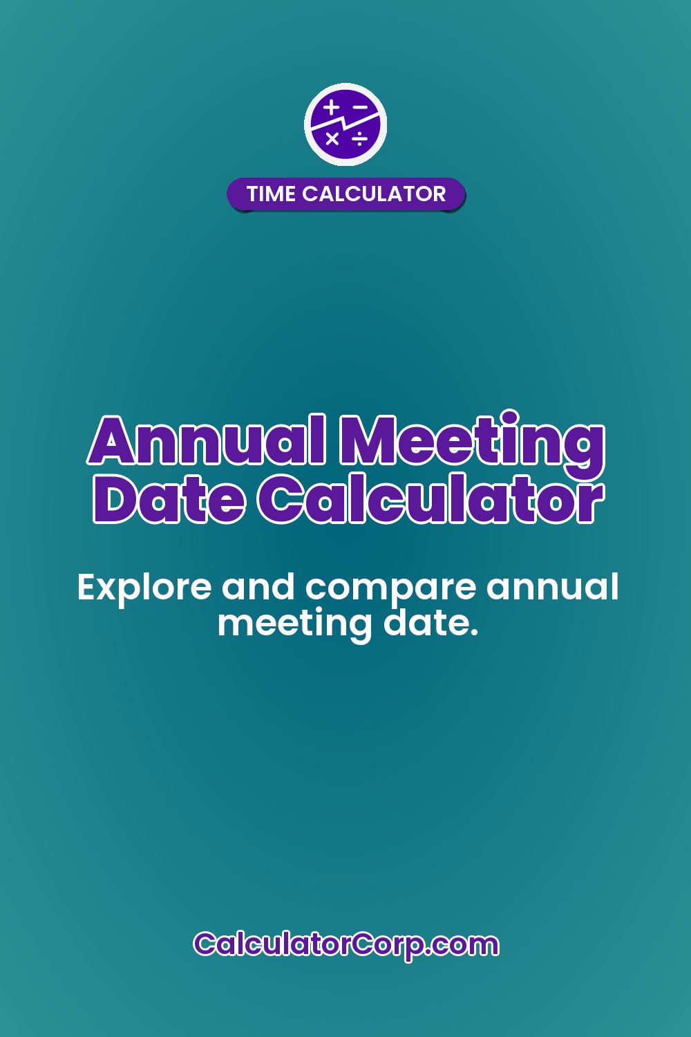 Annual Meeting Date Calculator