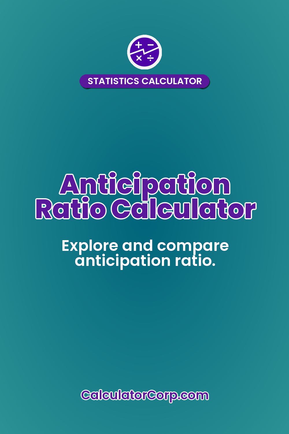 Anticipation Ratio Calculator