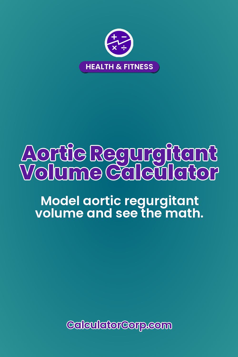 Aortic Regurgitant Volume Calculator