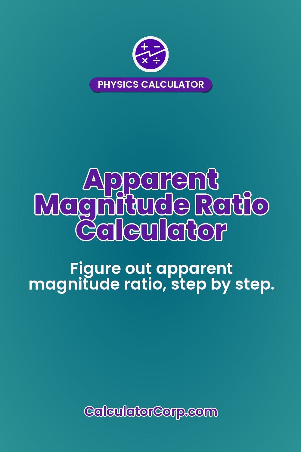 Apparent Magnitude Ratio Calculator