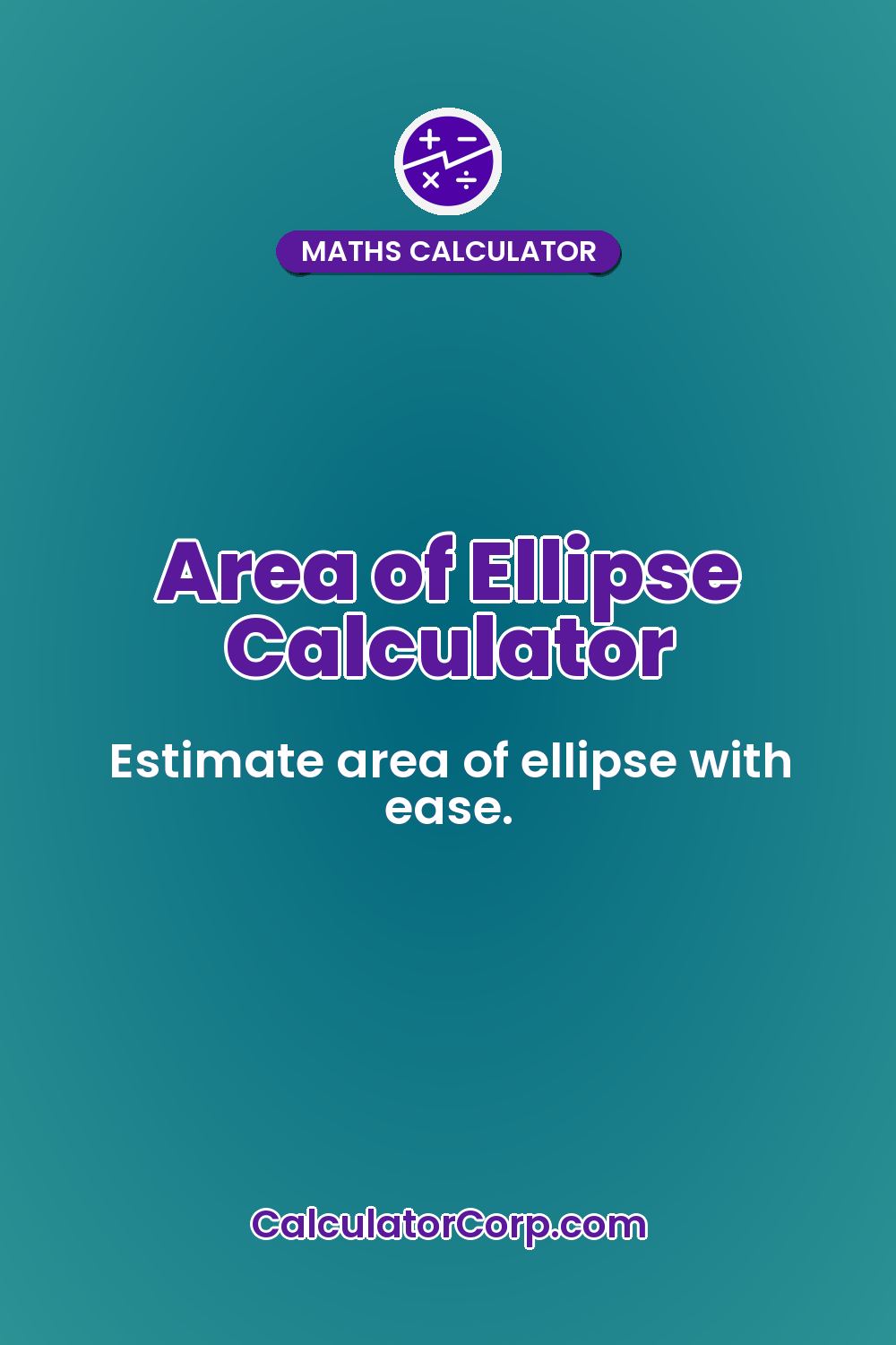 Area of Ellipse Calculator