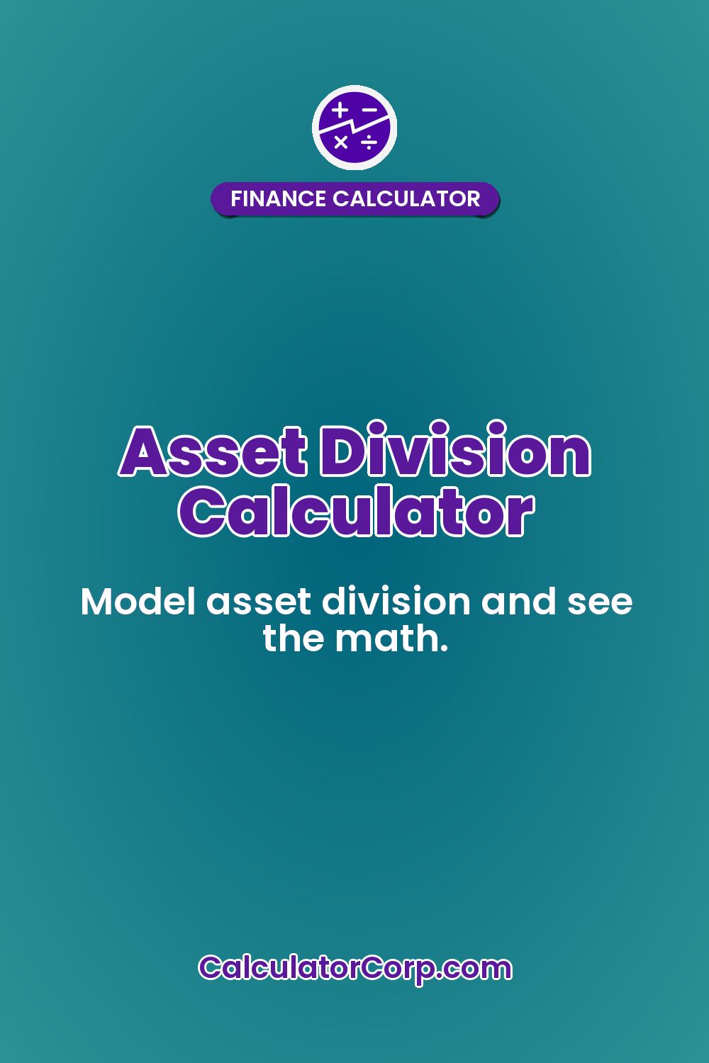 Asset Division Calculator