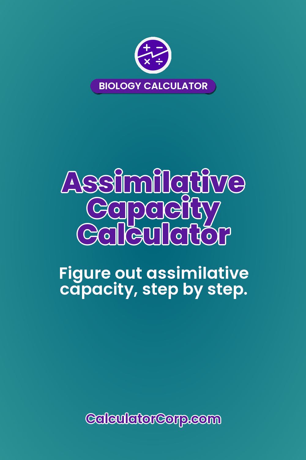 Assimilative Capacity Calculator