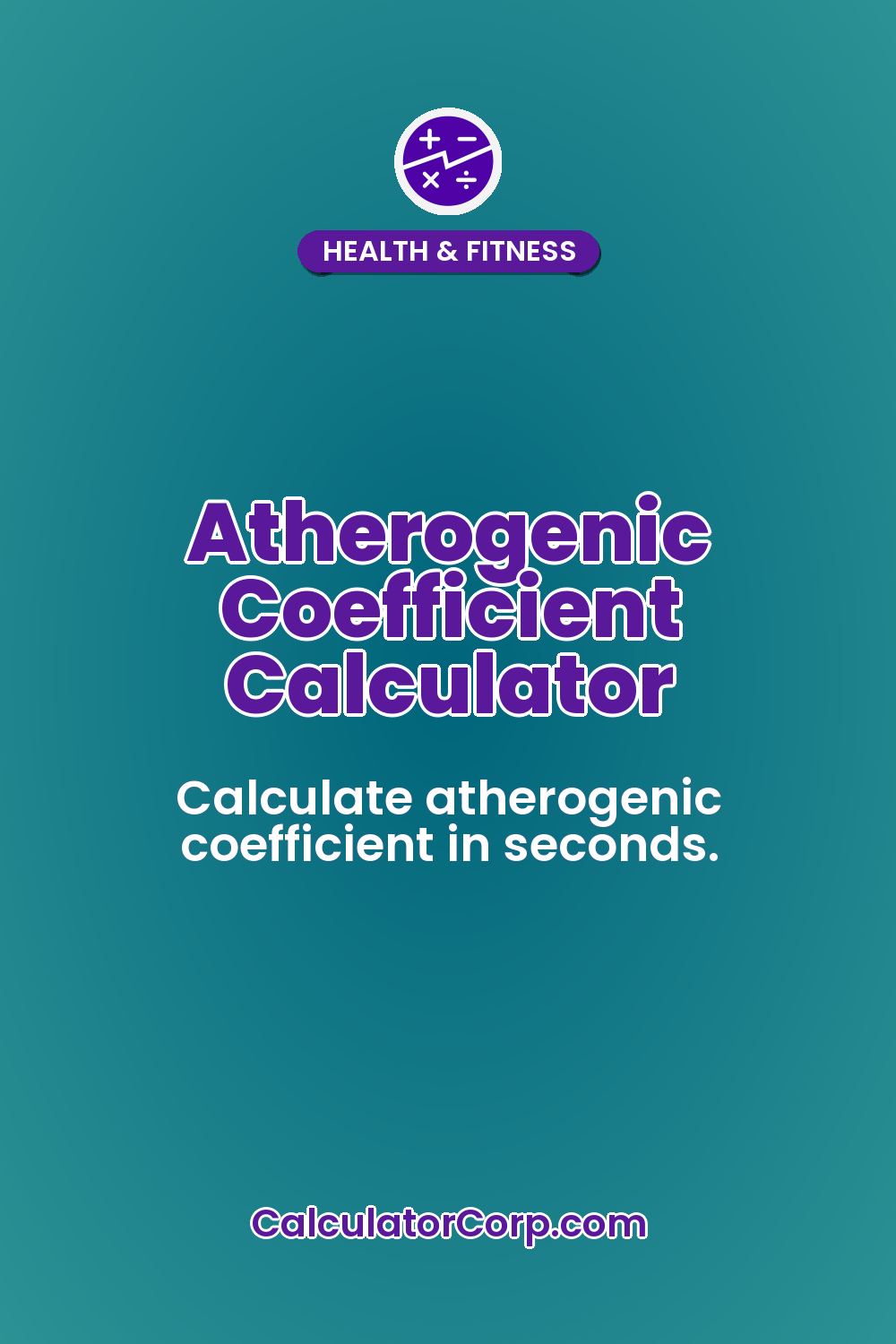 Atherogenic Coefficient Calculator