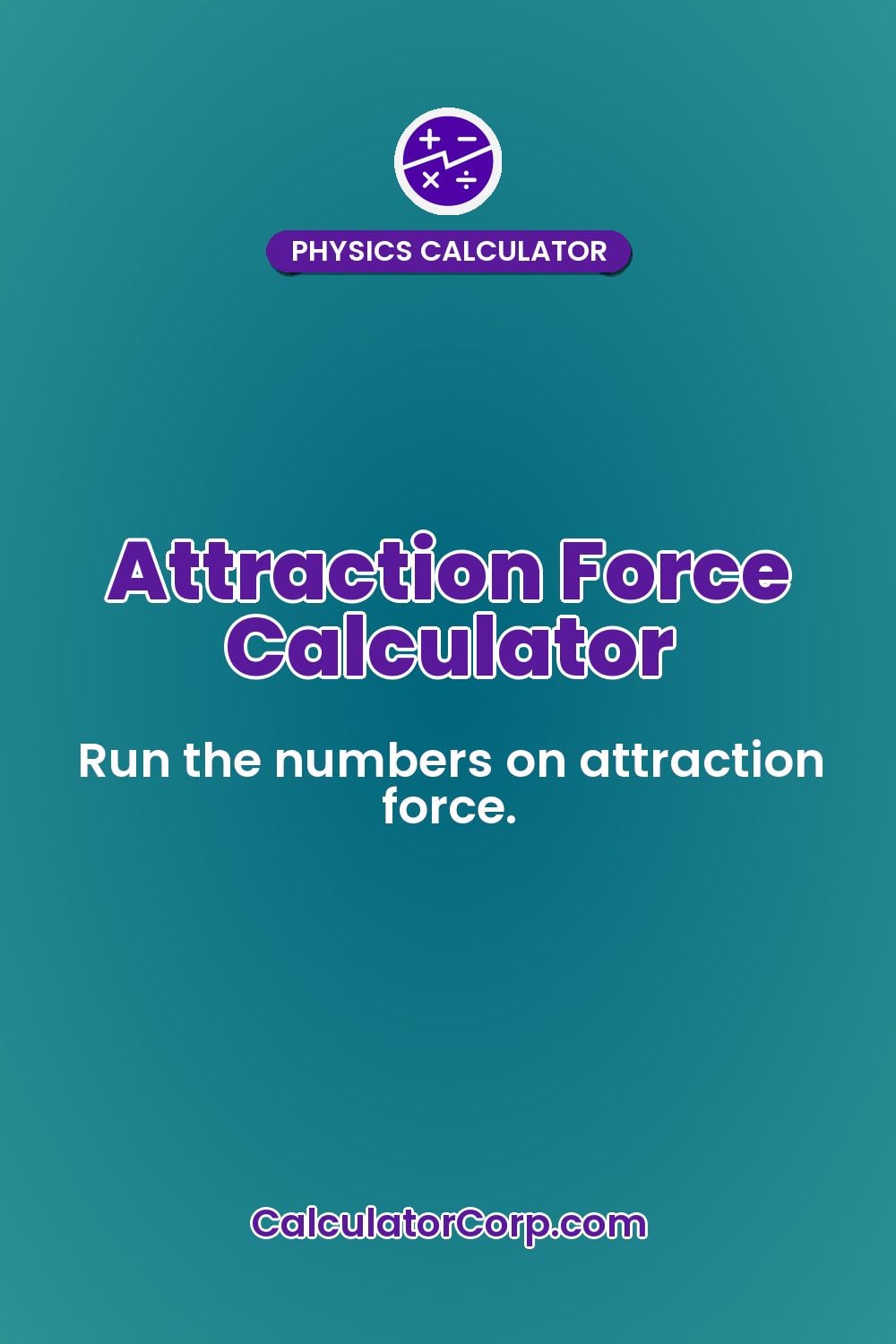 Attraction Force Calculator
