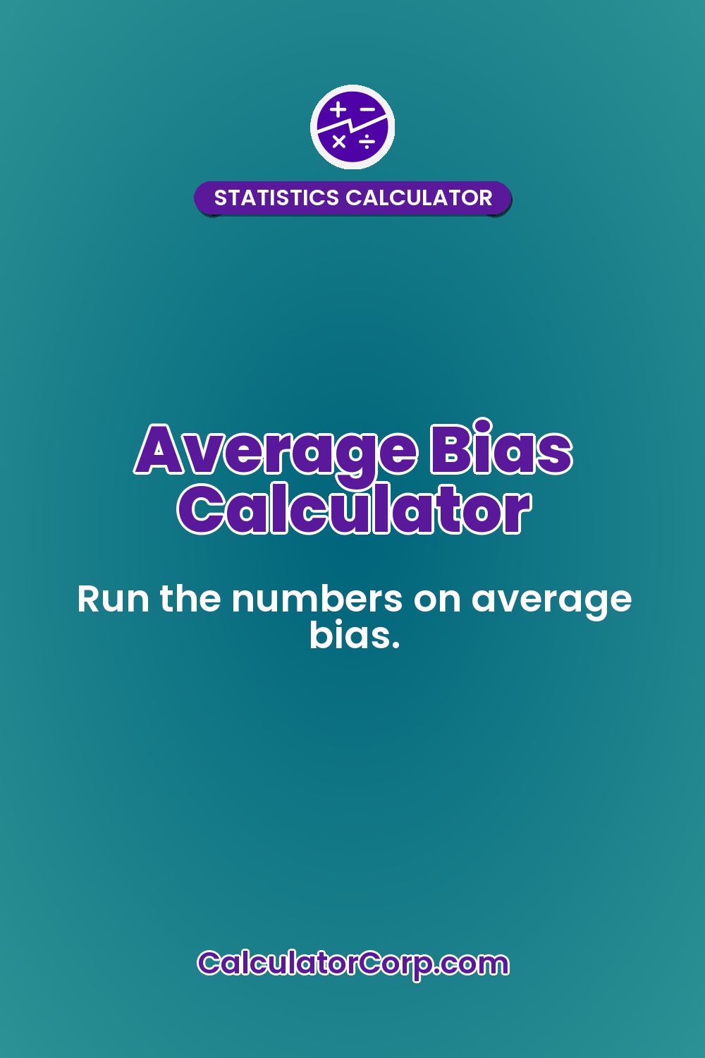 Average Bias Calculator