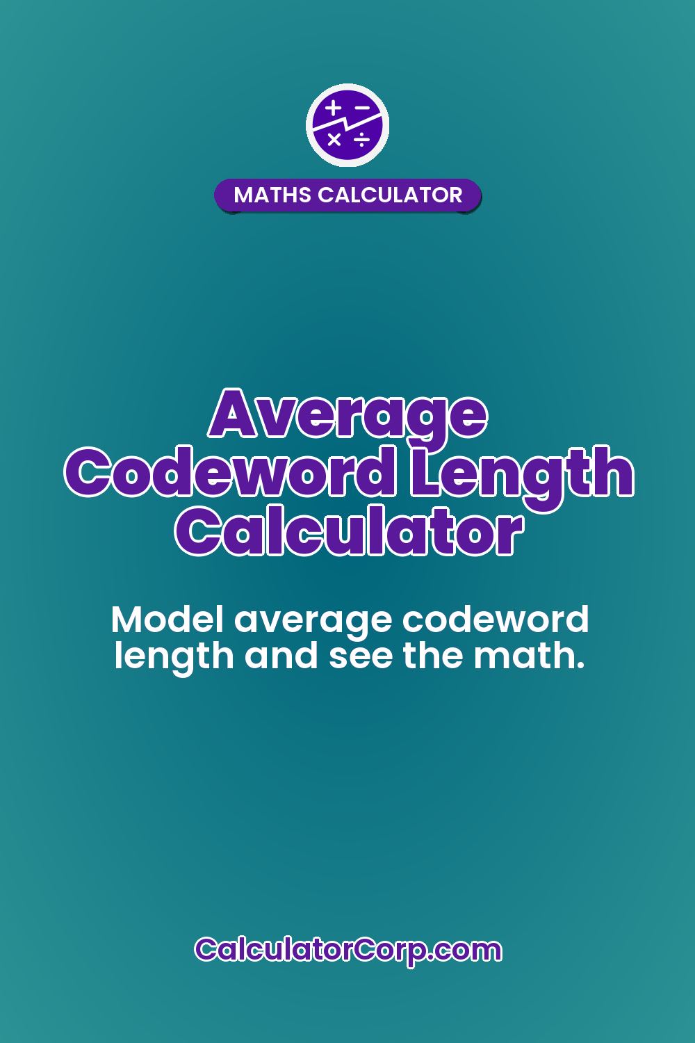 Average Codeword Length Calculator