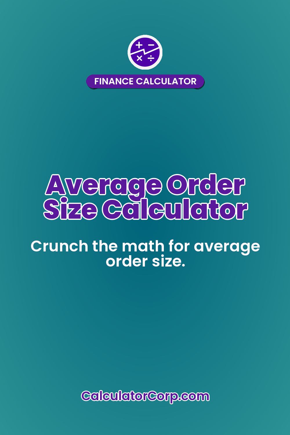 Average Order Size Calculator