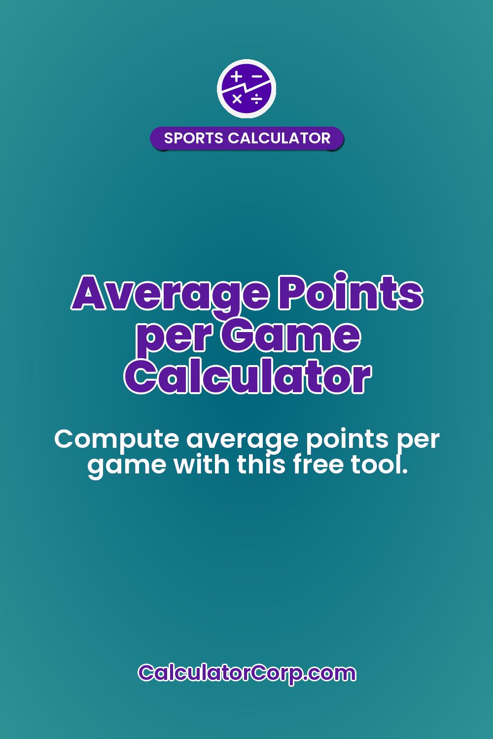 Average Points per Game Calculator