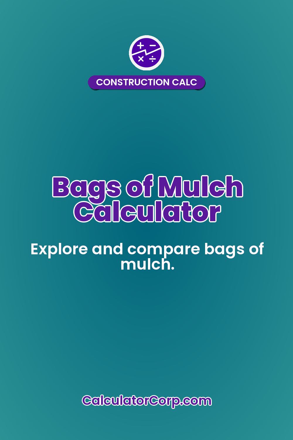 Bags of Mulch Calculator