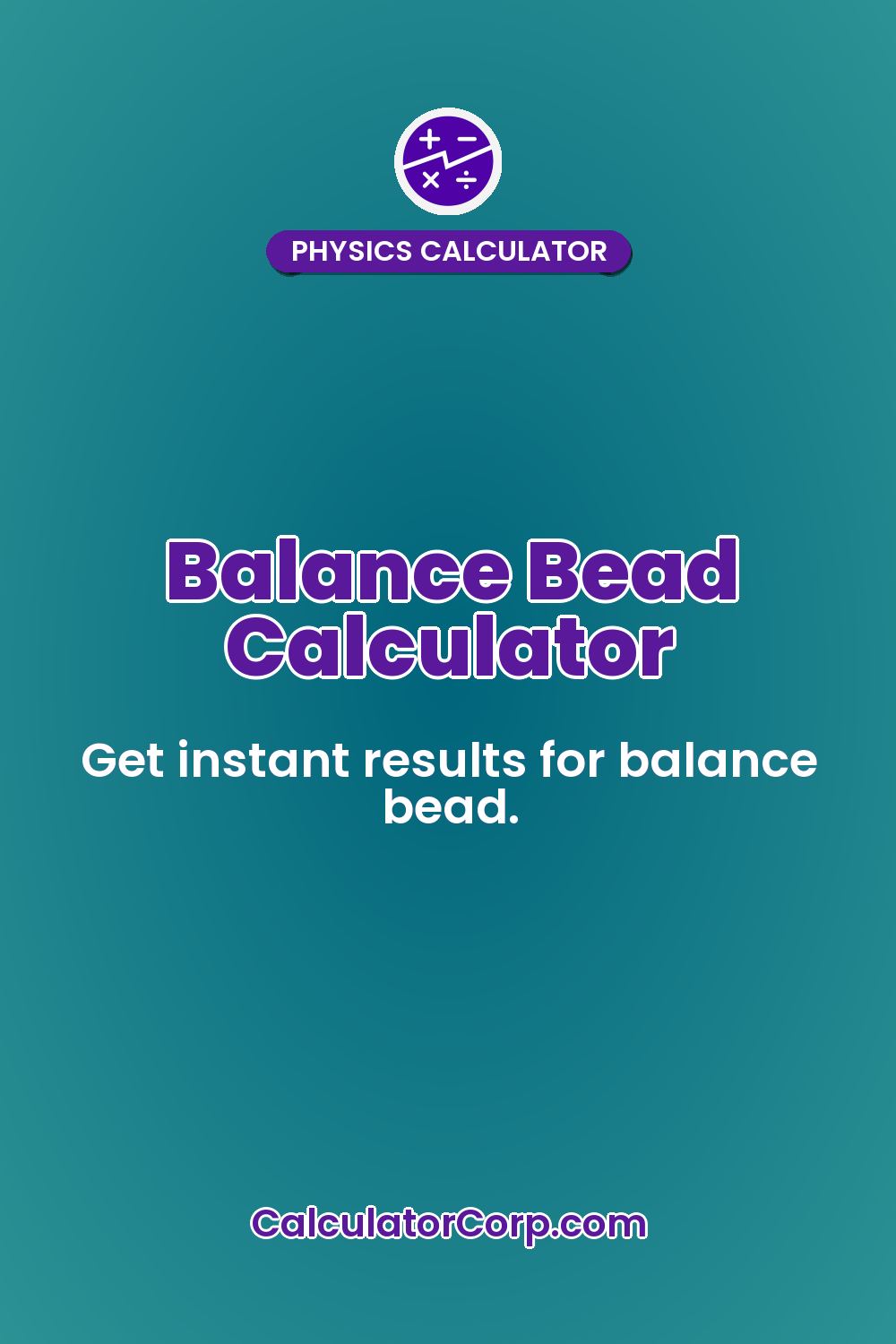 Balance Bead Calculator
