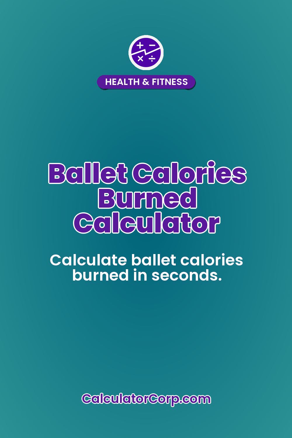 Ballet Calories Burned Calculator