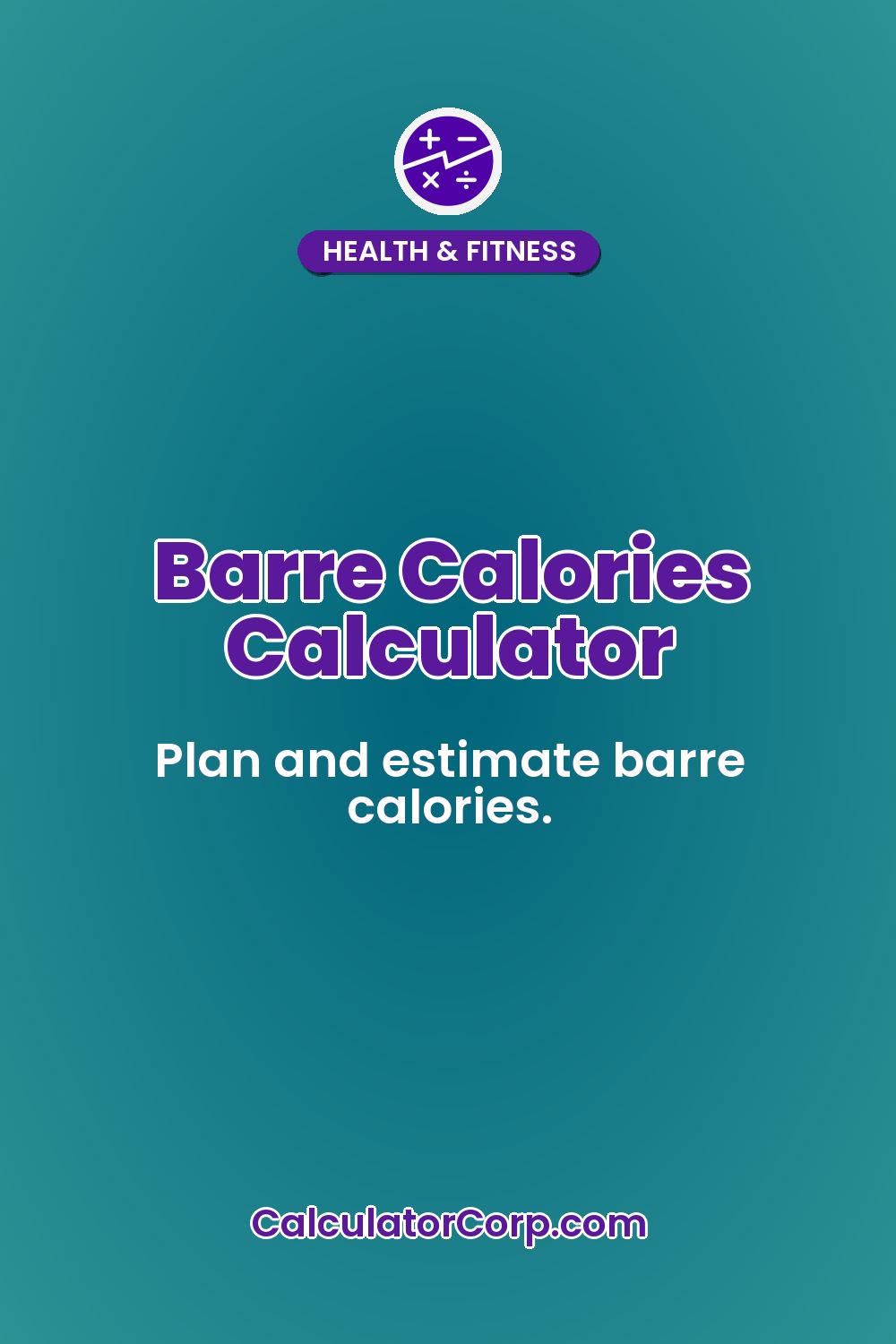 Barre Calories Calculator