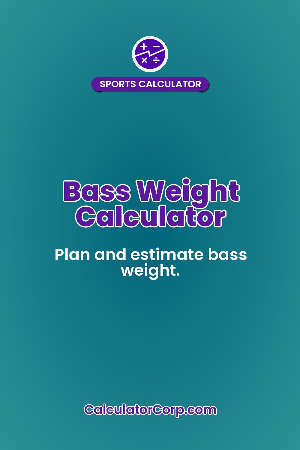 Bass Weight Calculator