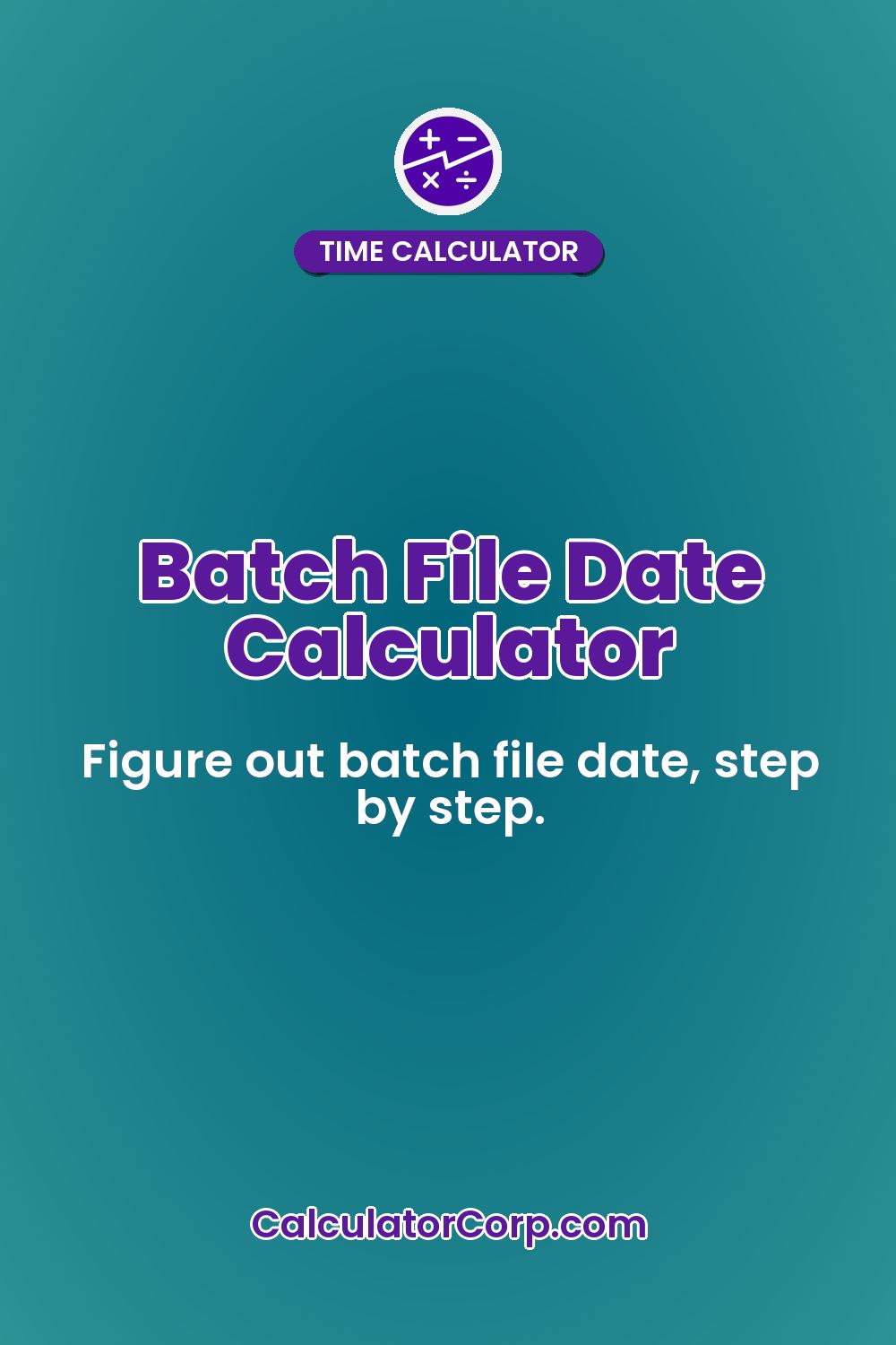 Batch File Date Calculator