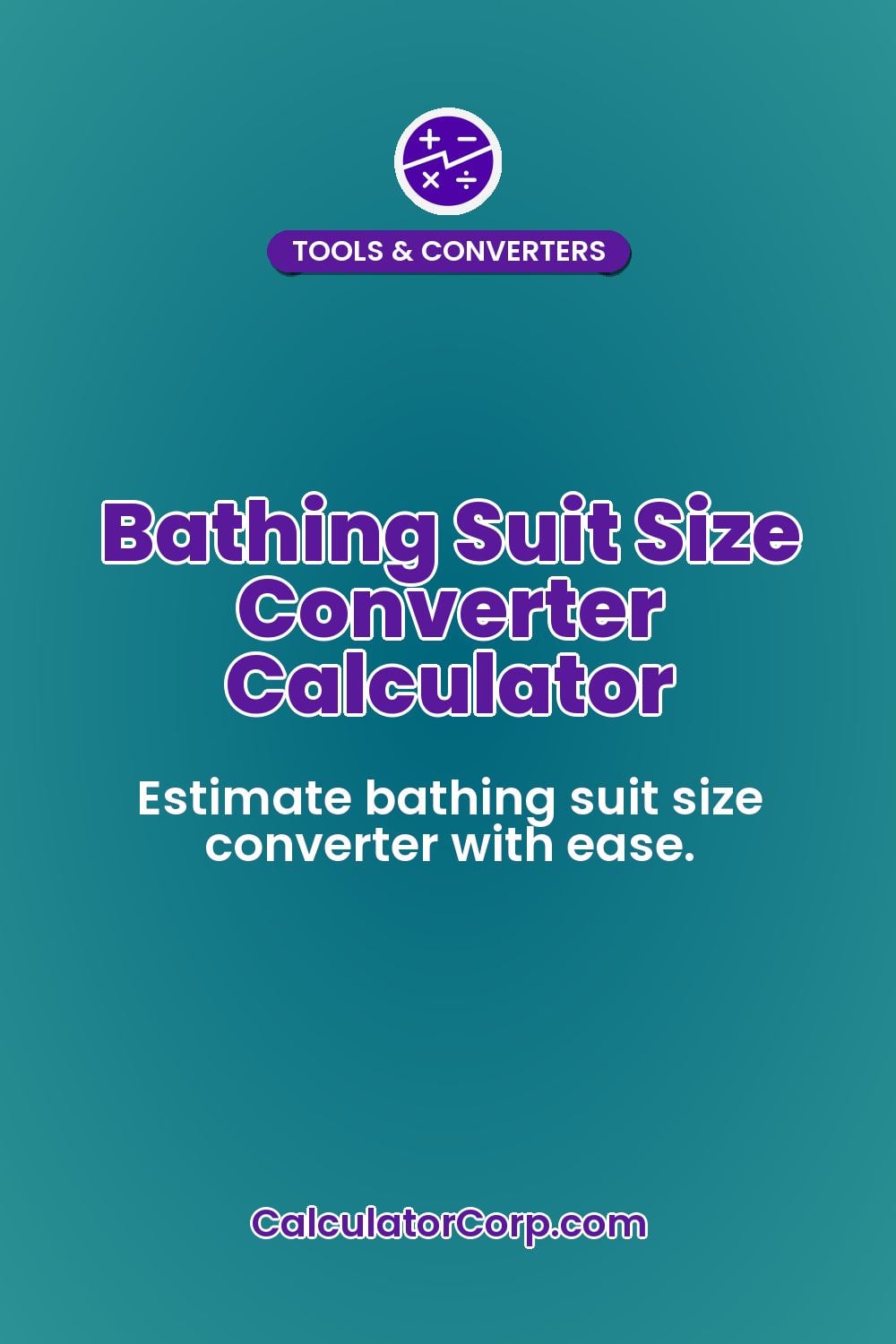 Bathing Suit Size Converter Calculator
