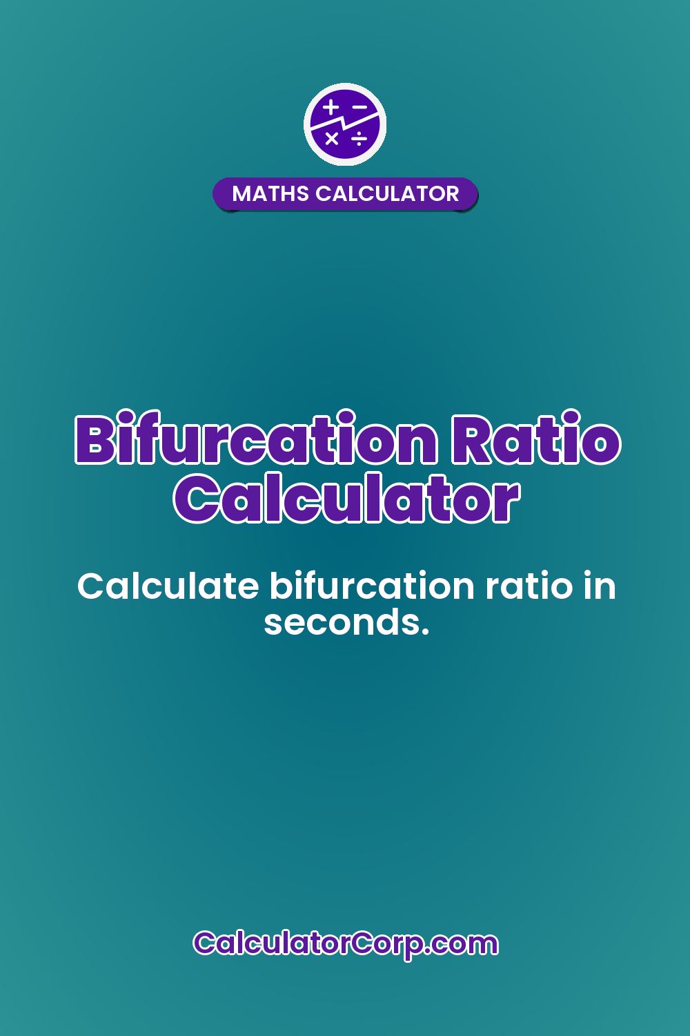 Bifurcation Ratio Calculator