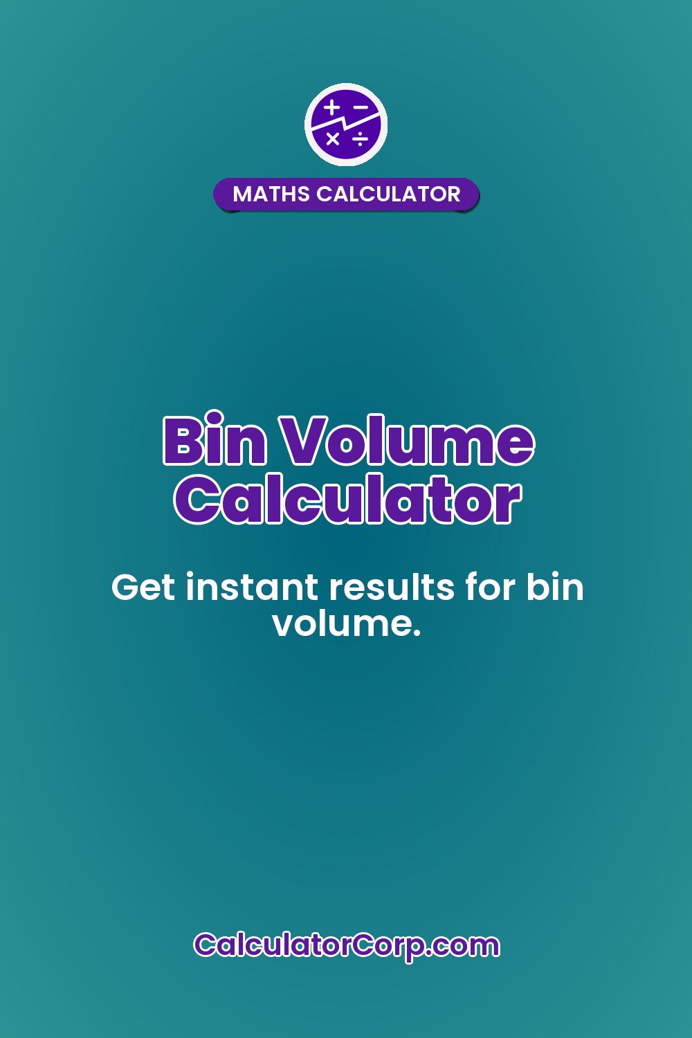 Bin Volume Calculator
