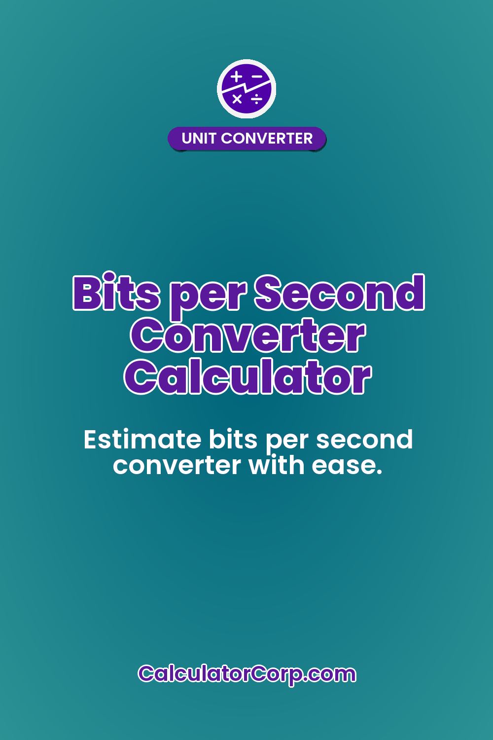 Bits per Second Converter Calculator